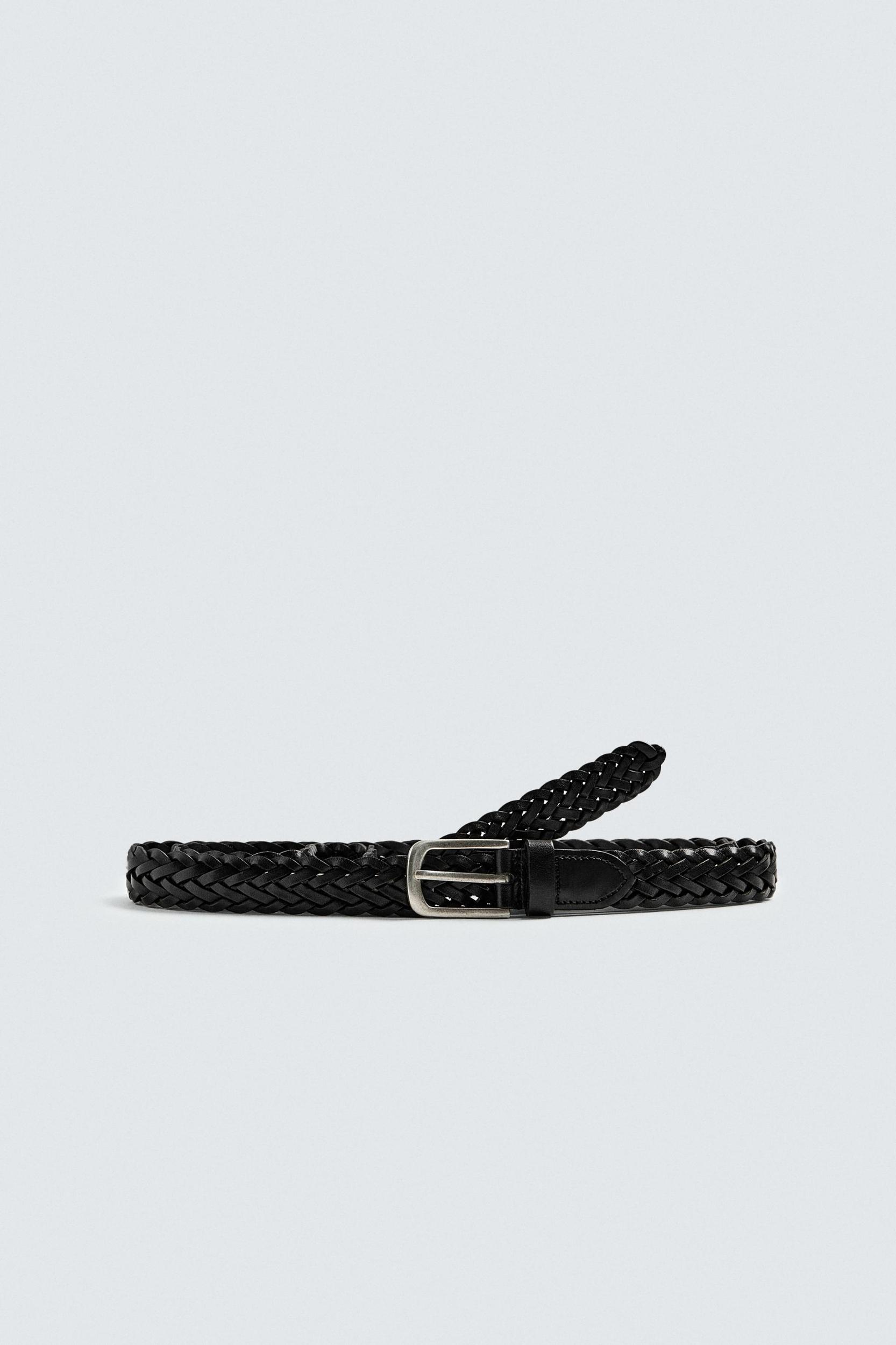 BRAIDED LEATHER BELT Product Image