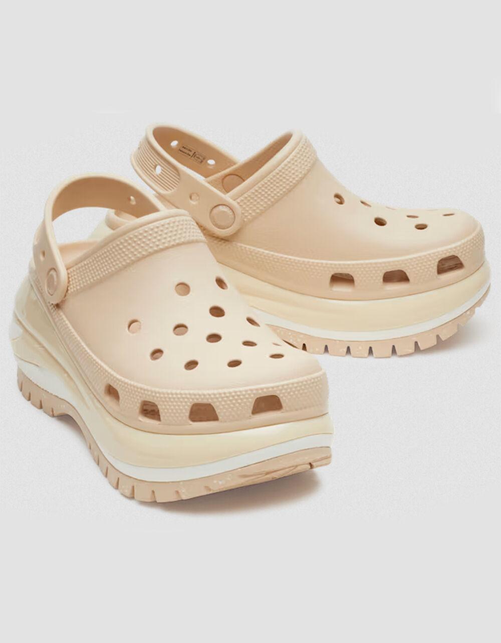 CROCS Mega Crush Womens Platform Clogs - MUSHROOM Product Image