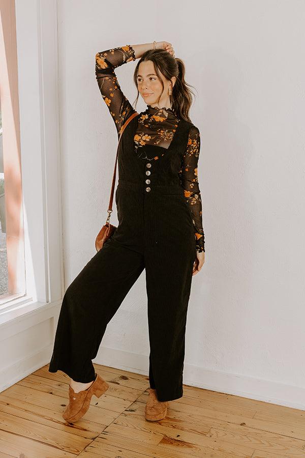 Falling Florals Mesh Top Product Image