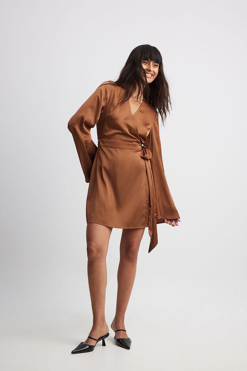 Tie Waist Flowy Mini Dress Product Image