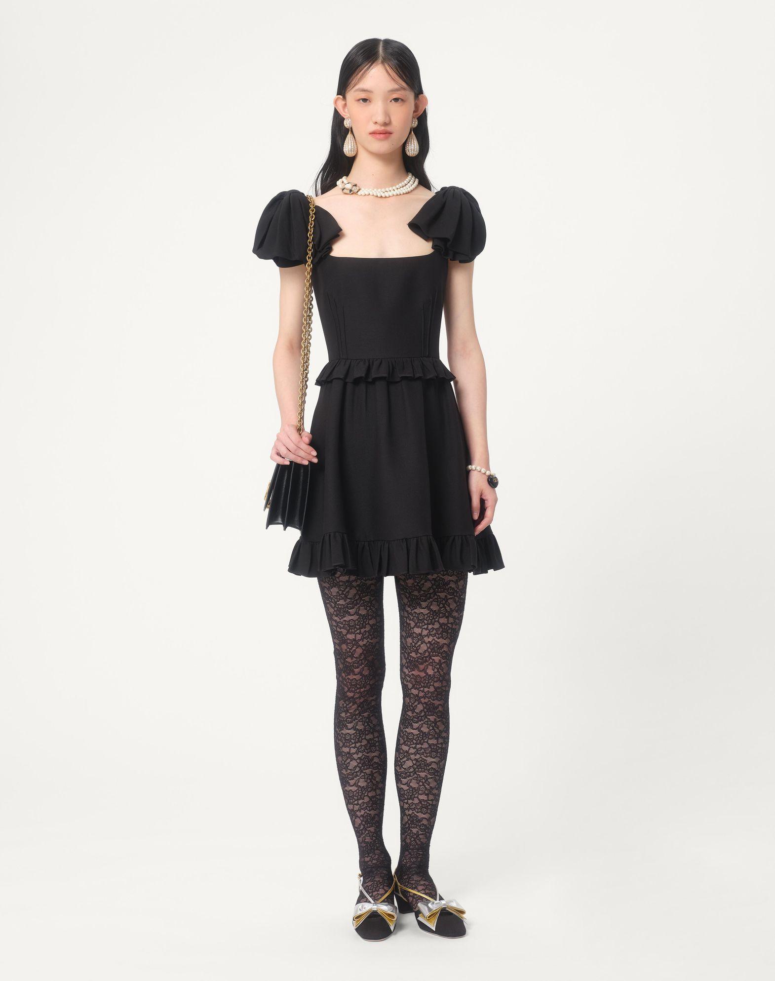 Crepe Couture Short Dress  Product Image