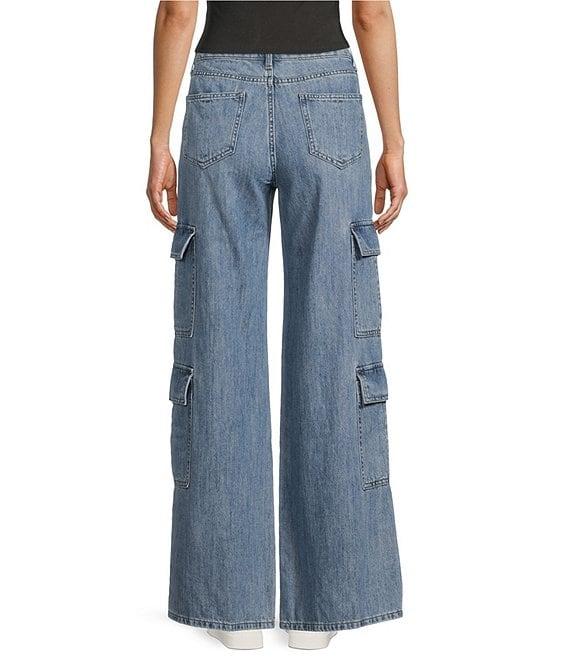 Prosperity Denim High Rise Denim Cargo Jeans Product Image
