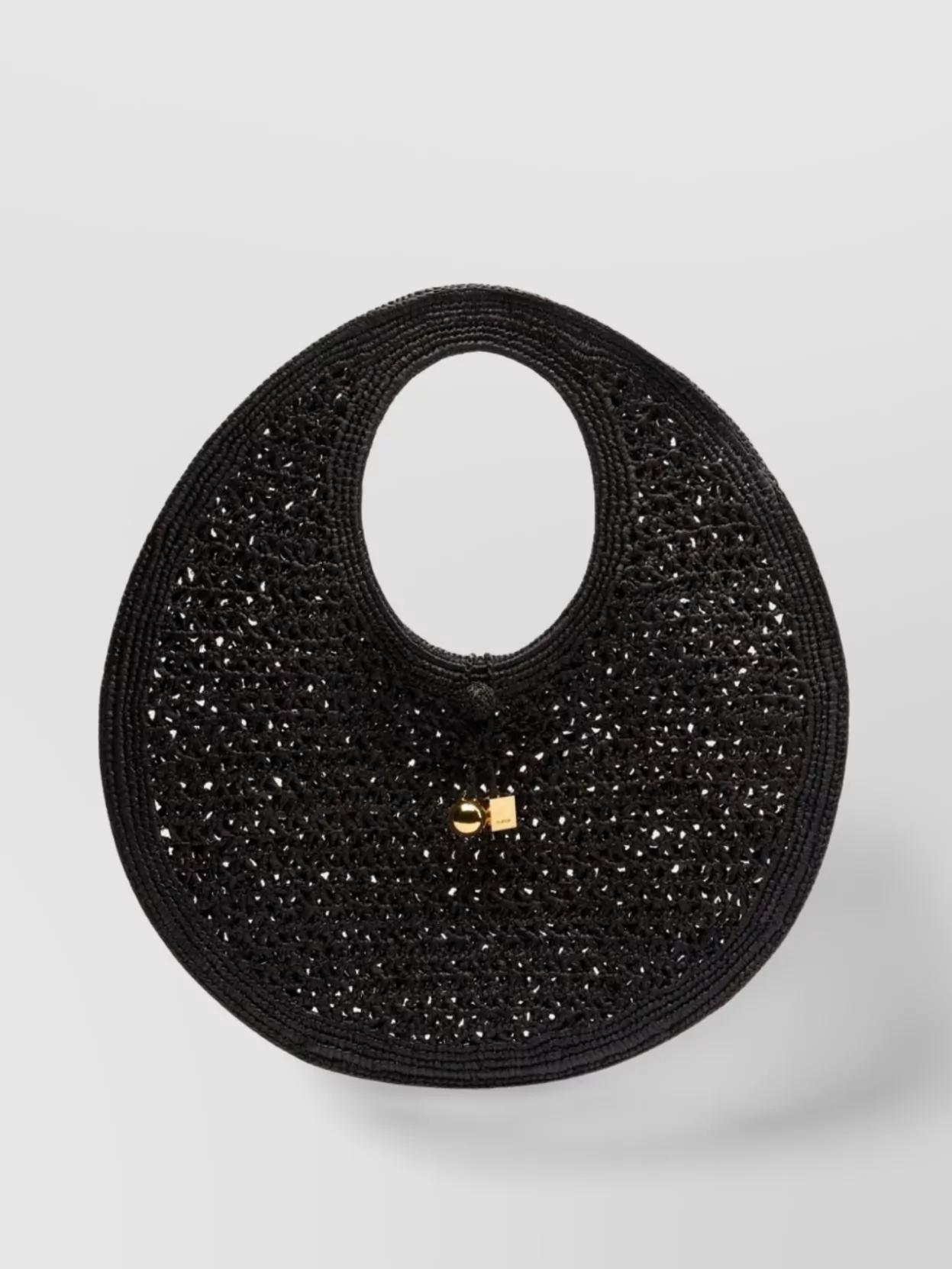 Le Rond Spiaggia raffia shoulder bag Product Image
