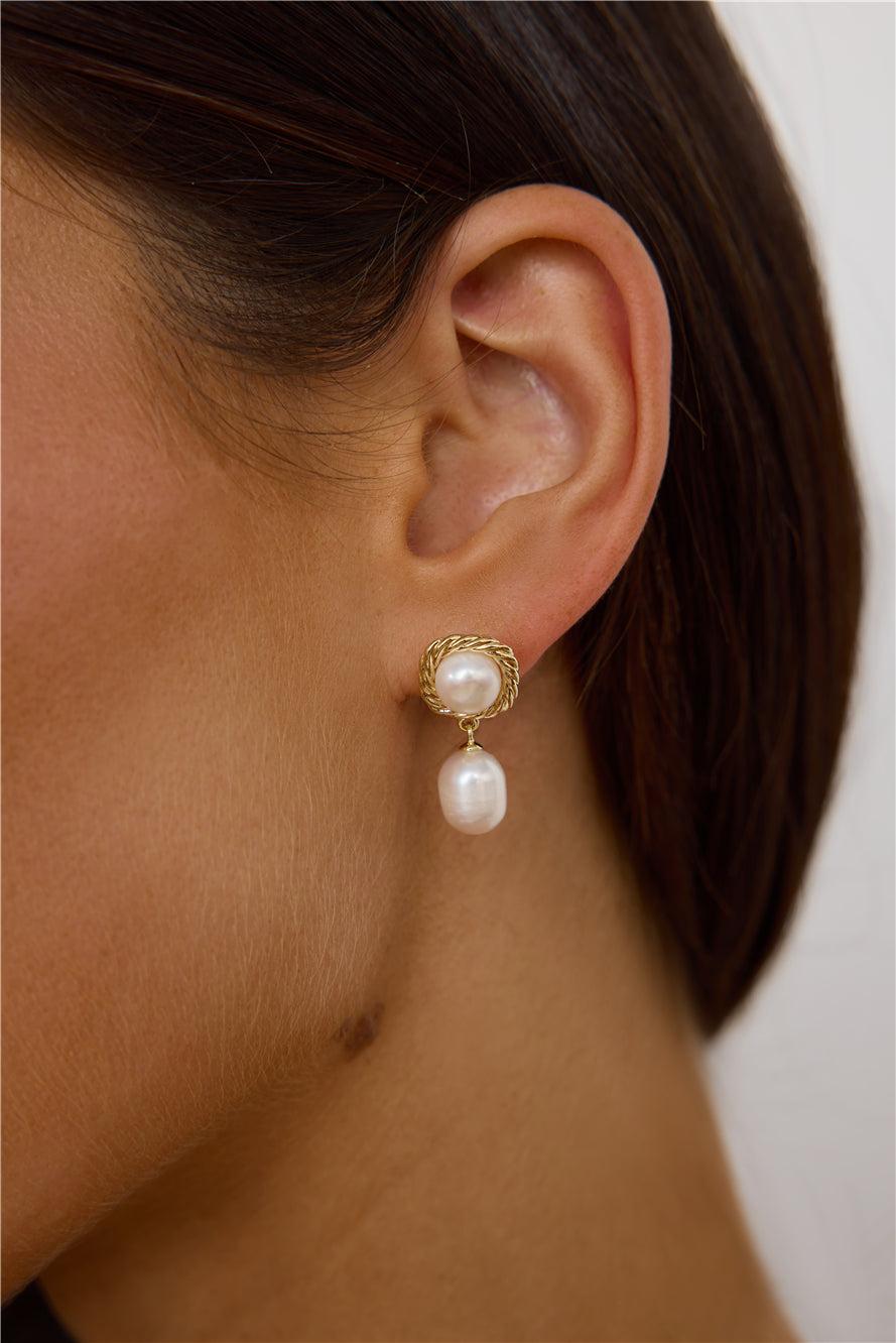 Money Honey Earrings Gold Product Image