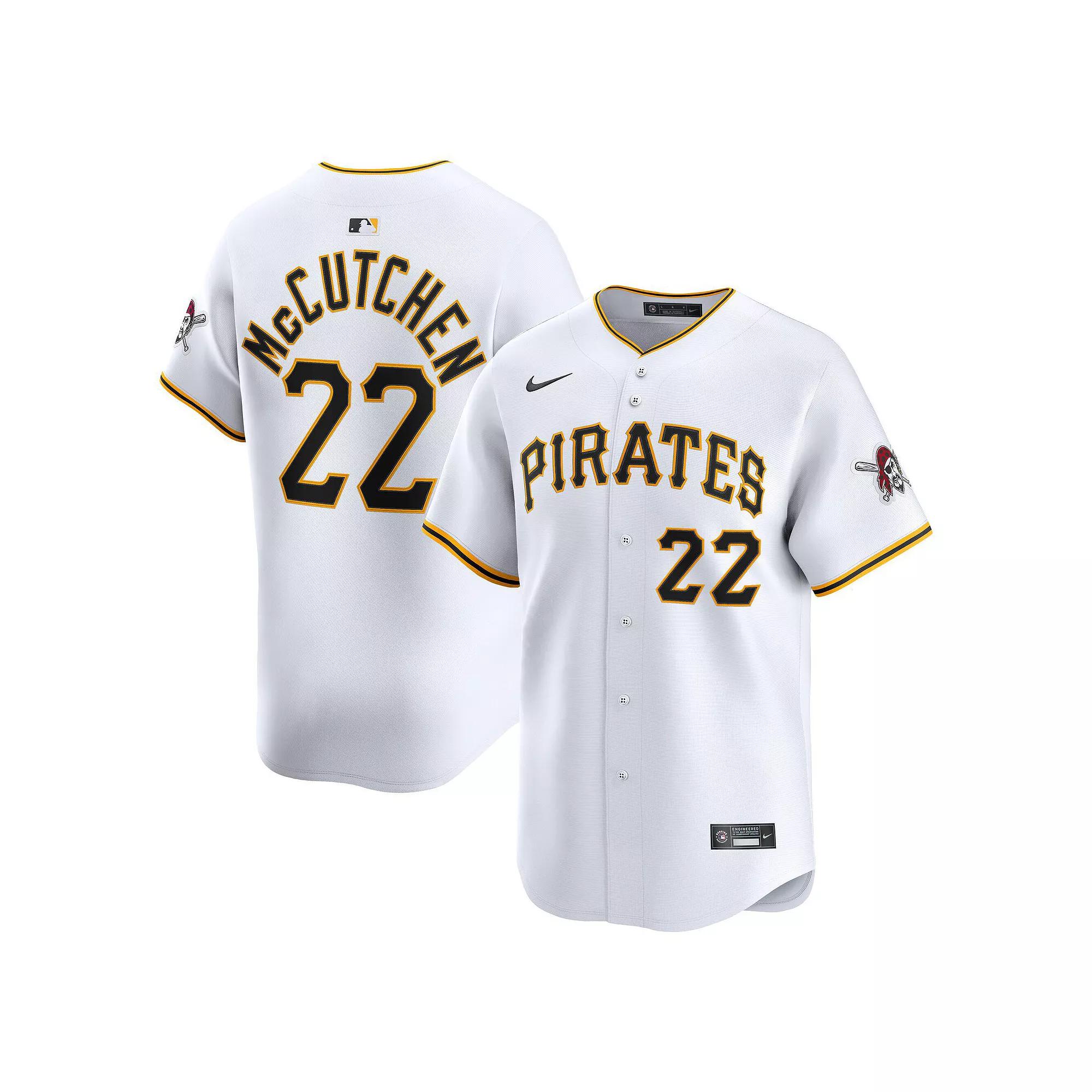 Men's Nike Andrew McCutchen White Pittsburgh Pirates Home Limited Player Jersey, Size: Small Product Image