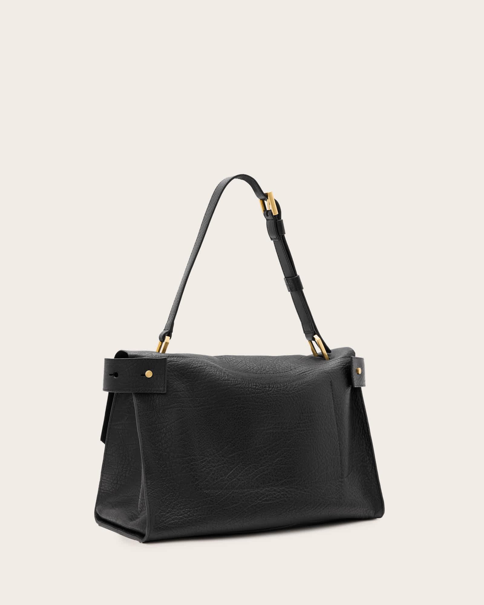 Ursa Grain Leather Satchel Bag Product Image