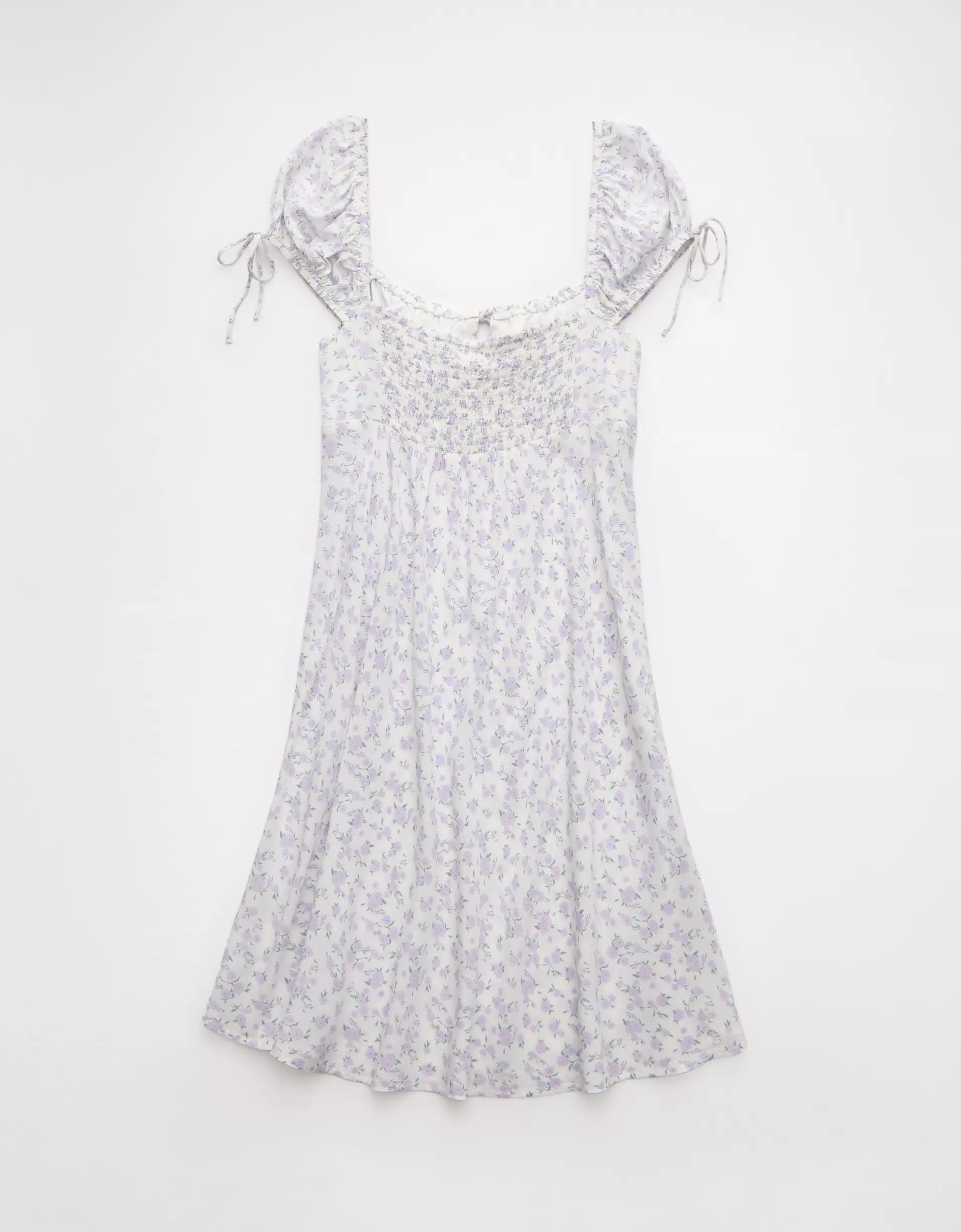 AE Cap Sleeve Floral Mini Dress Product Image