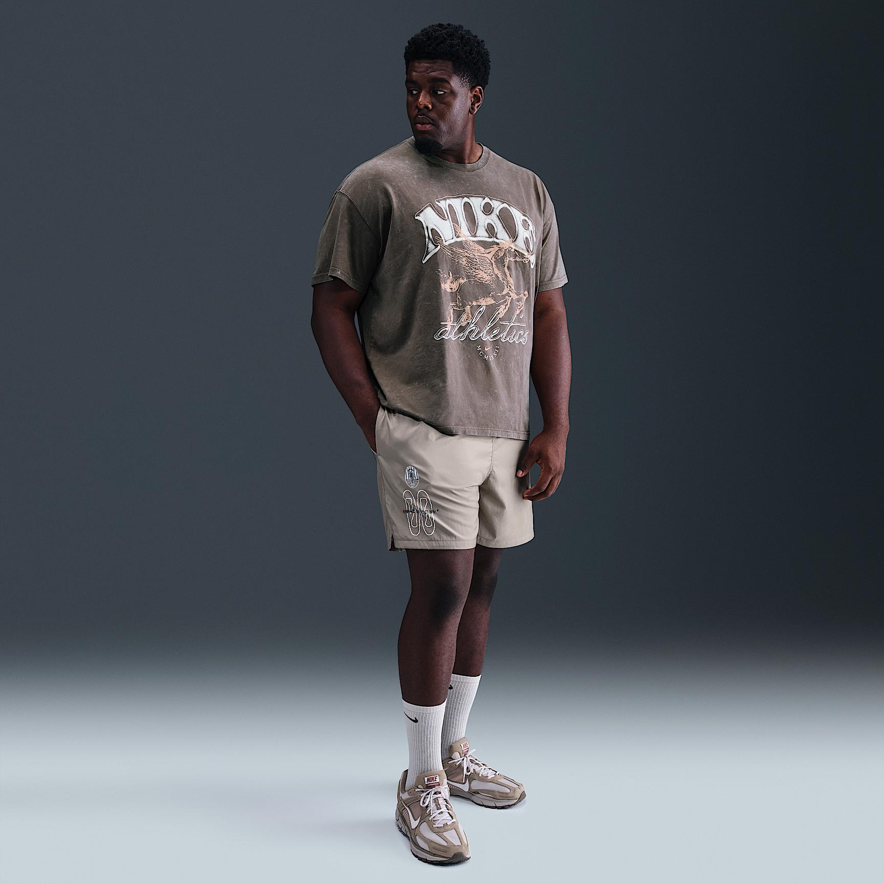 Nike Mens Nike M90 BB OC 3 T-Shirt - Mens Orange/Cave Stone Product Image