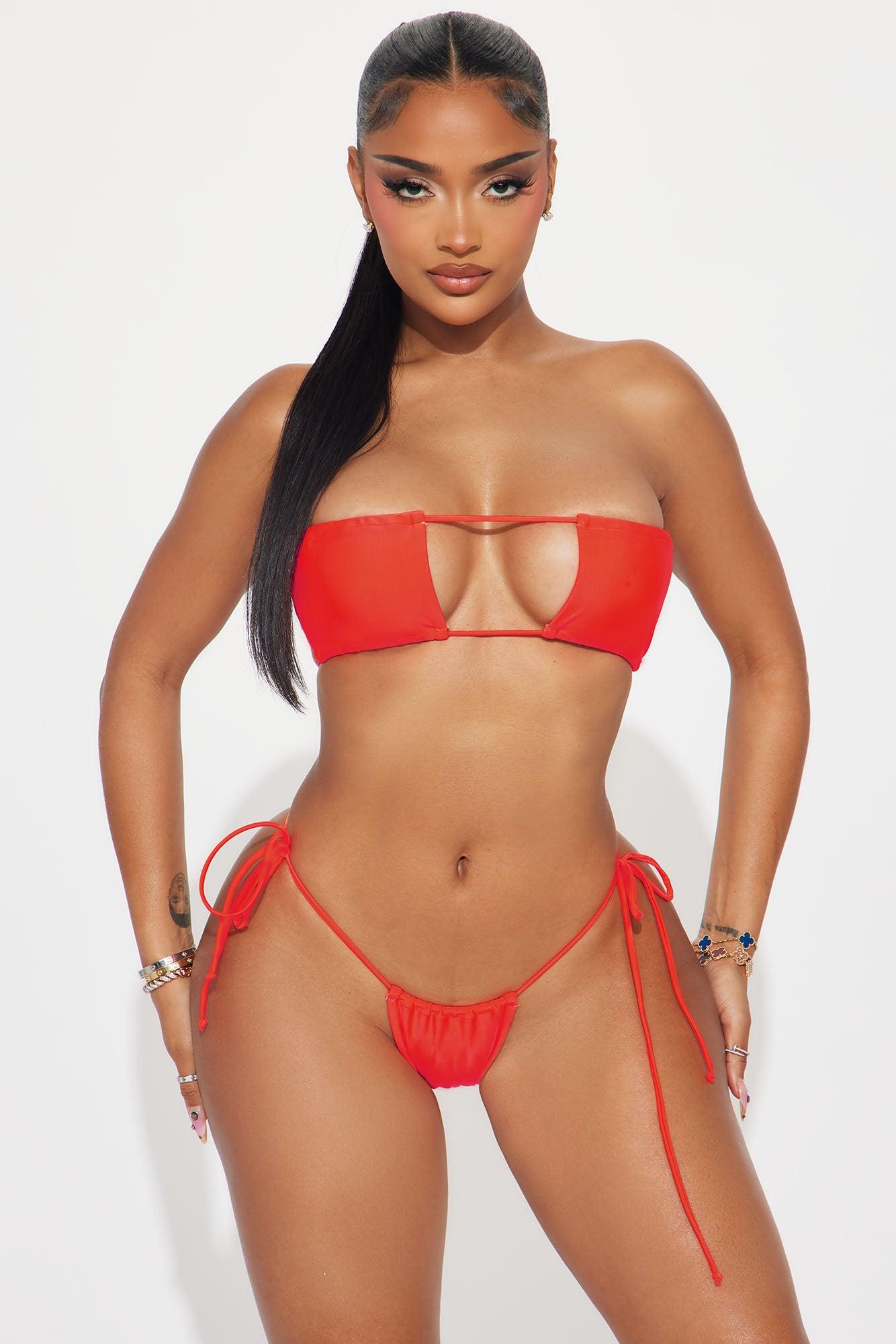 Cadence 2 Piece Bikini - Red Product Image