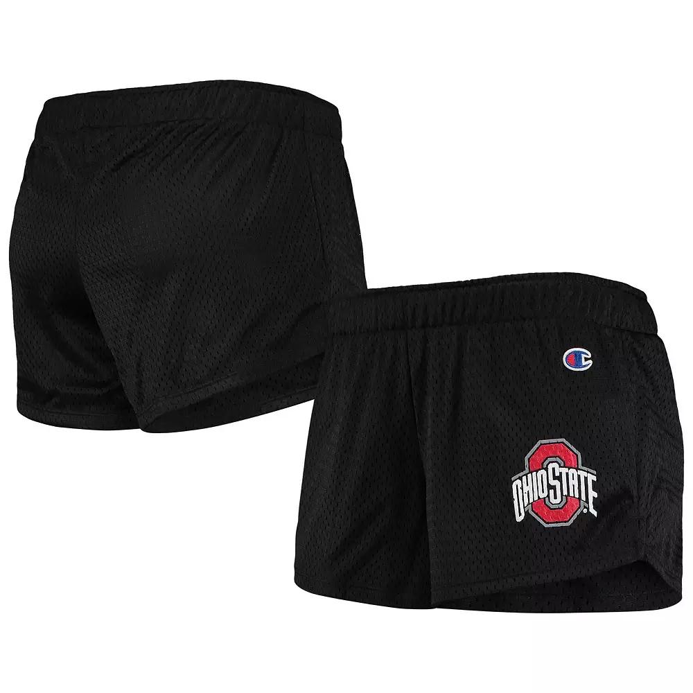 Women's Champion Black Ohio State Buckeyes Mesh Shorts, Size: Small Product Image