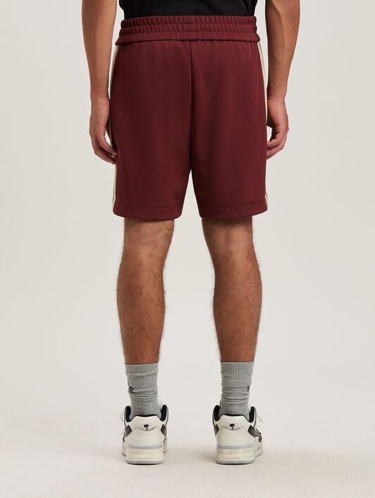 CLASSIC LOGO TRACK SHORTS BURGUNDY - OFF Product Image