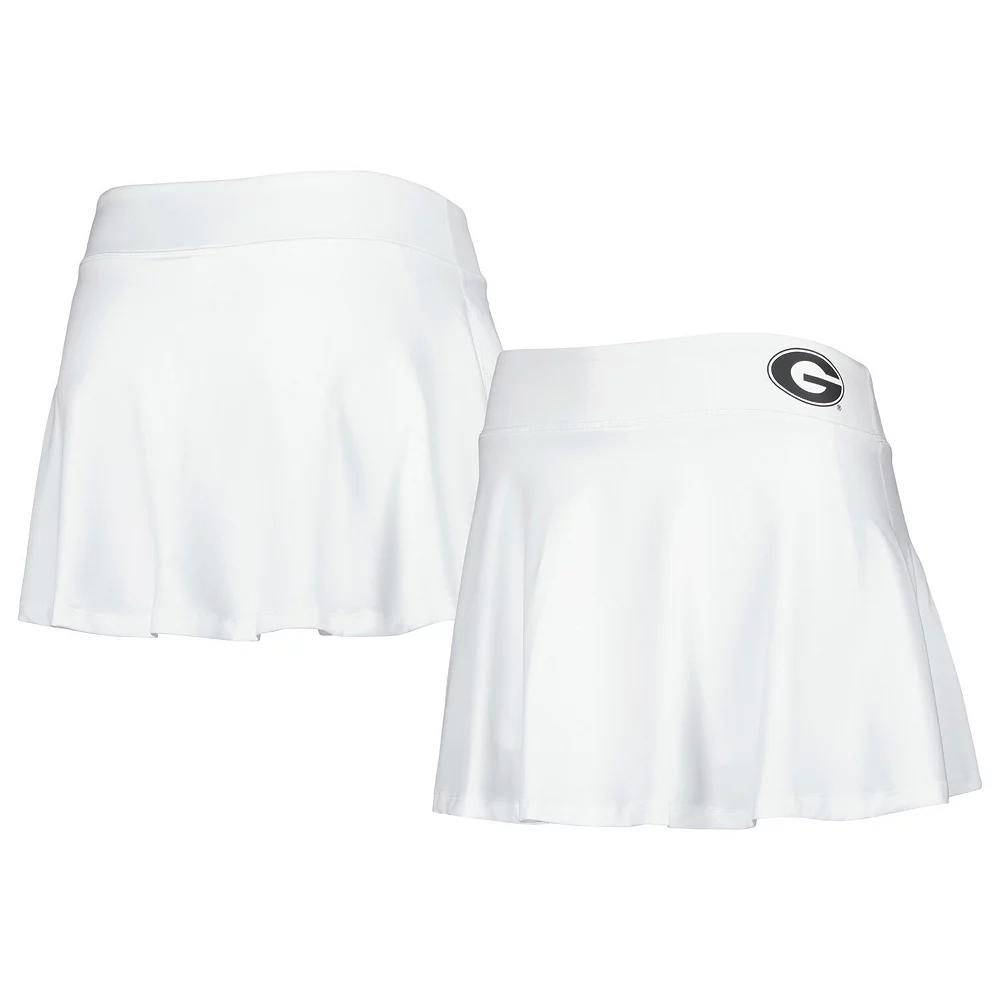 Women's ZooZatz White Georgia Bulldogs Flowy Skort, Size: XS Product Image