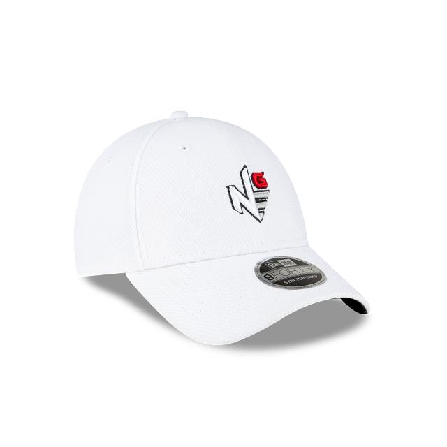 New Era Golf White 9FORTY Stretch-Snap Hat Male Product Image