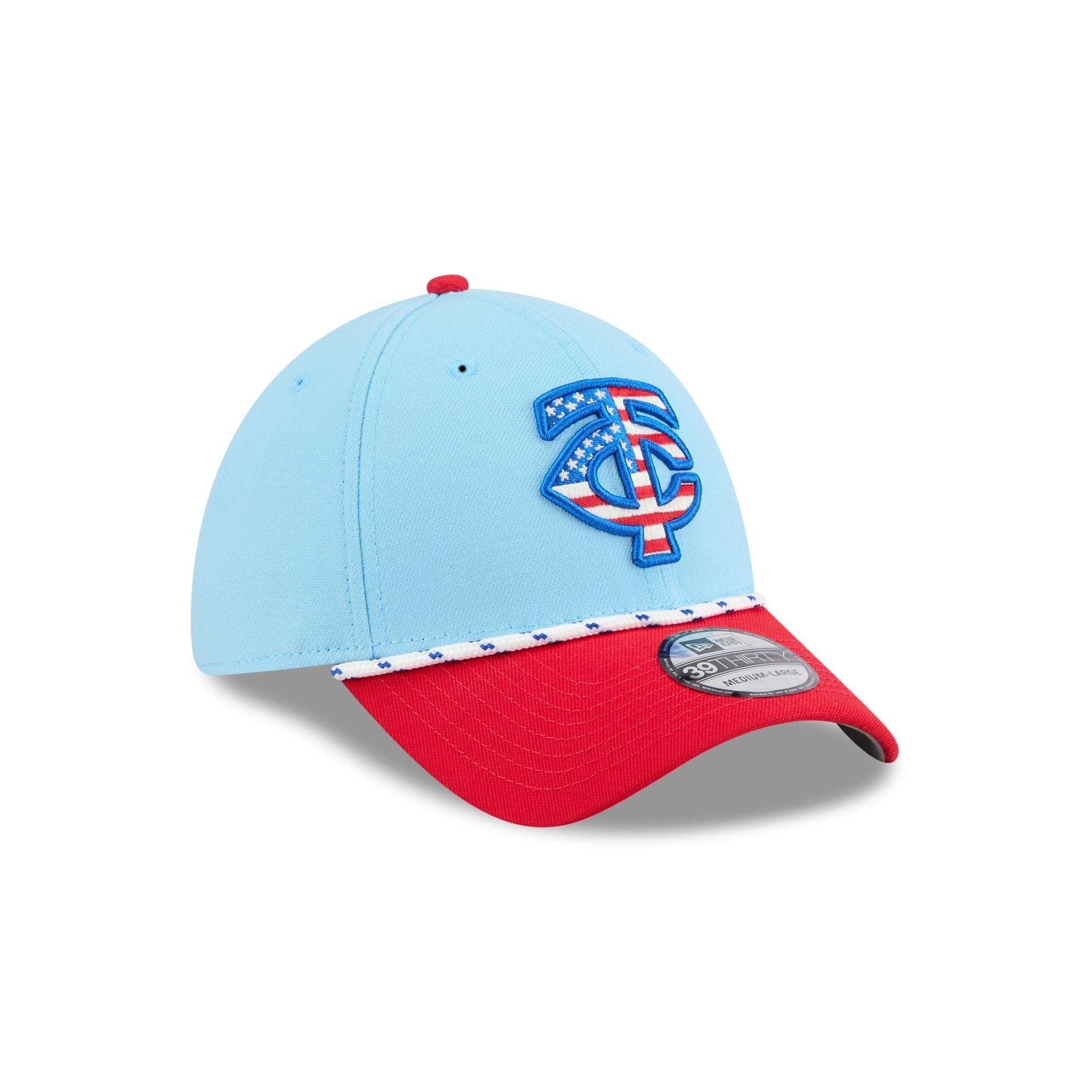 Minnesota Twins Independence Day 2025 39THIRTY Stretch Fit Hat Male Product Image
