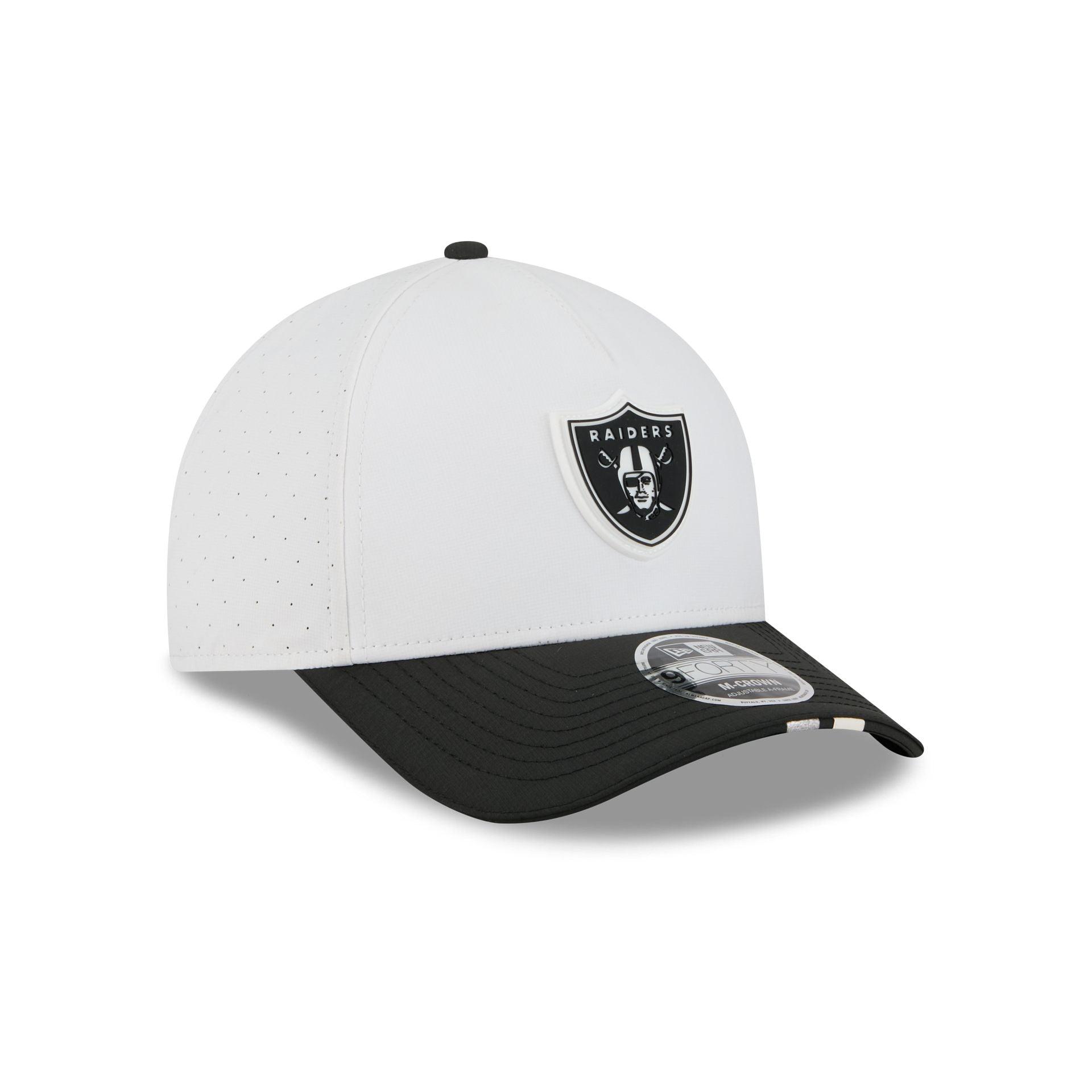 Las Vegas Raiders 2025 Training 9FORTY M-Crown A-Frame Snapback Hat Male Product Image