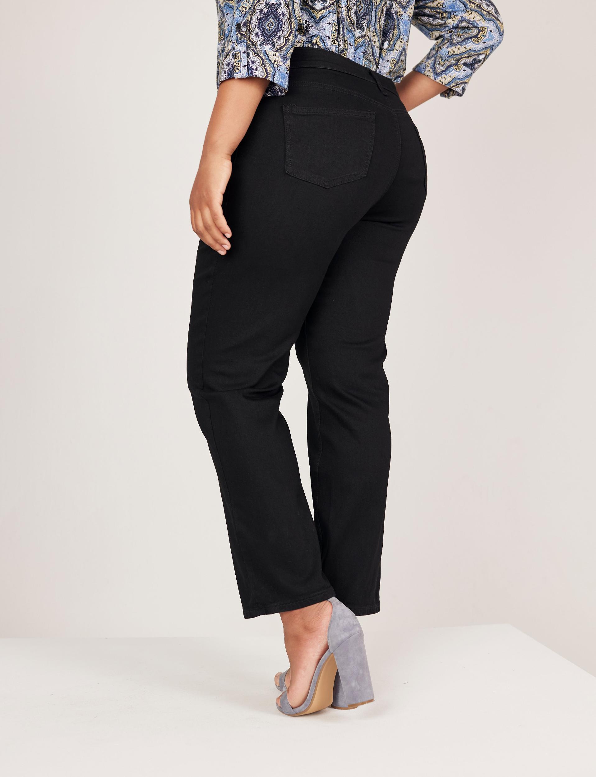 Westport Signature Black Straight Leg Jeans - Plus Female Product Image