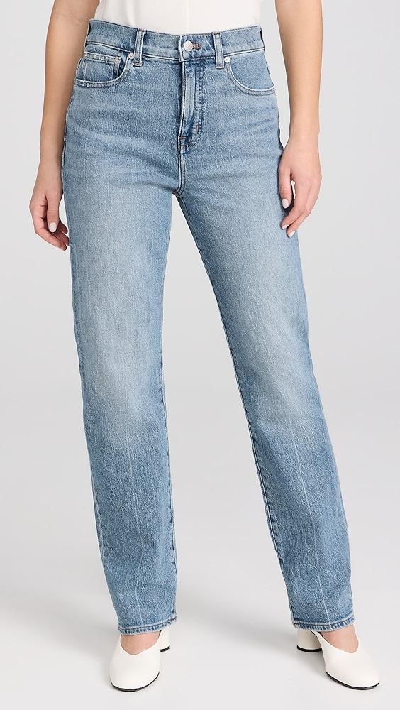 Madewell The '90s Straight Jeans in Rondell Wash: Crease Edition | Shopbop Product Image