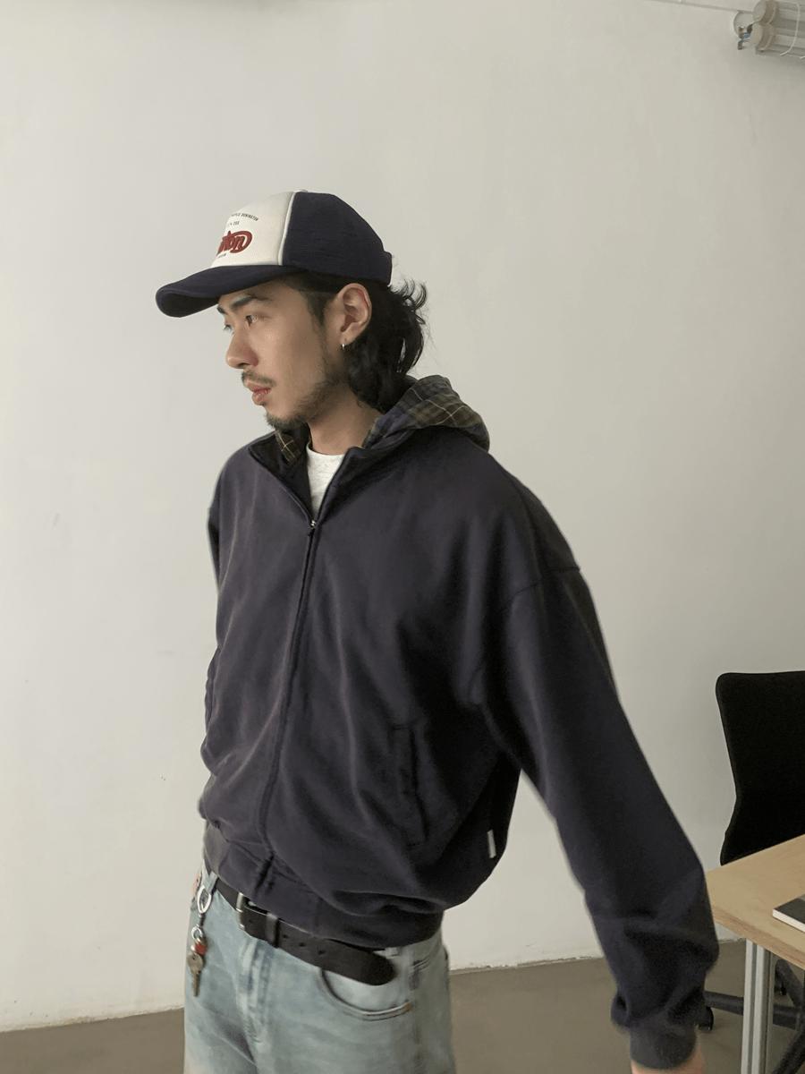 RT No. 18750 BOXY ZIP HOODIE Product Image