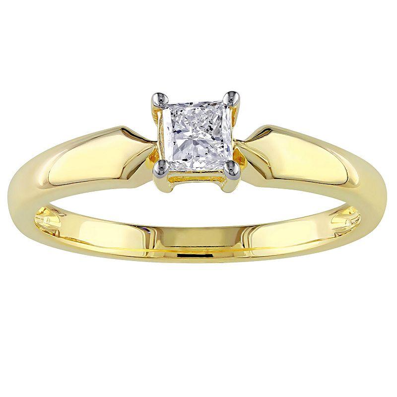 Stella Grace 10k Gold 1/3 Carat T.W Diamond Solitaire Engagement Ring, Womens Product Image