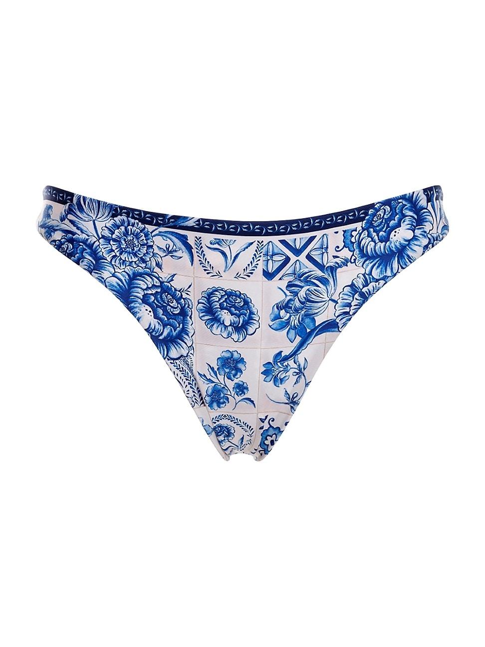 Womens Riveria Radiance Ilu Azure Floral Bikini Bottom Product Image
