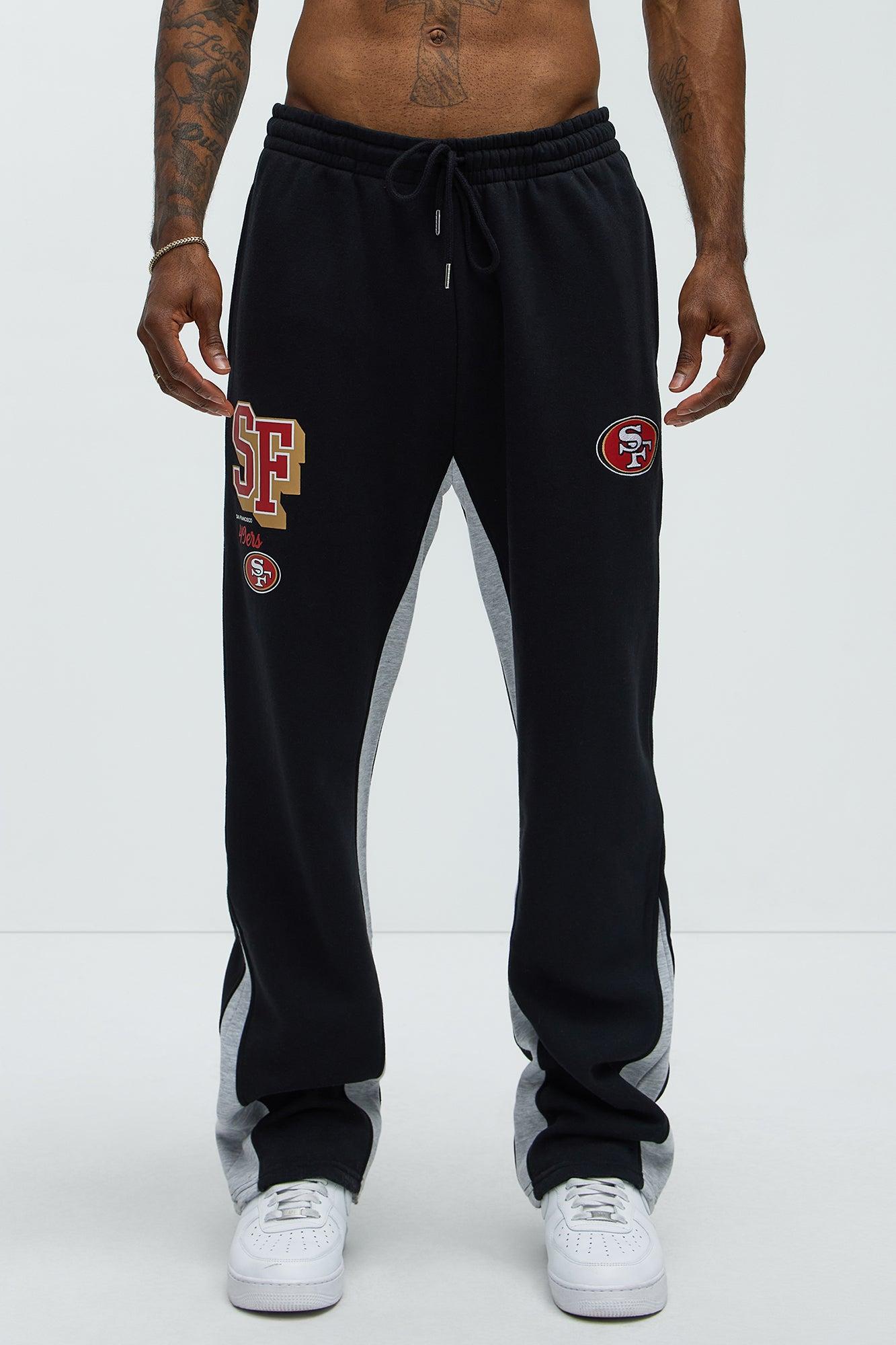 49ers Bold Flare Sweatpants - Black Product Image