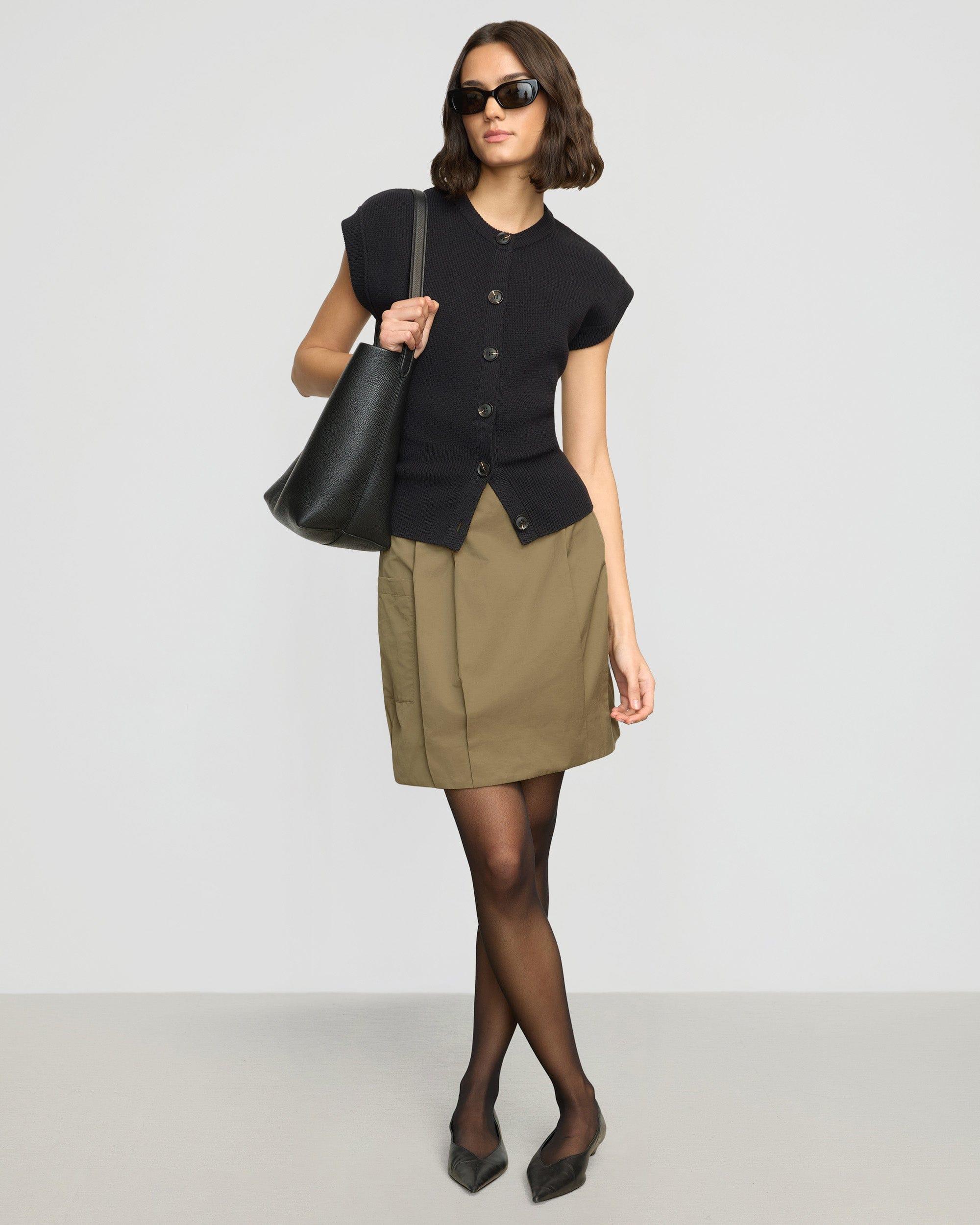 Solea Button Knit Vest Product Image