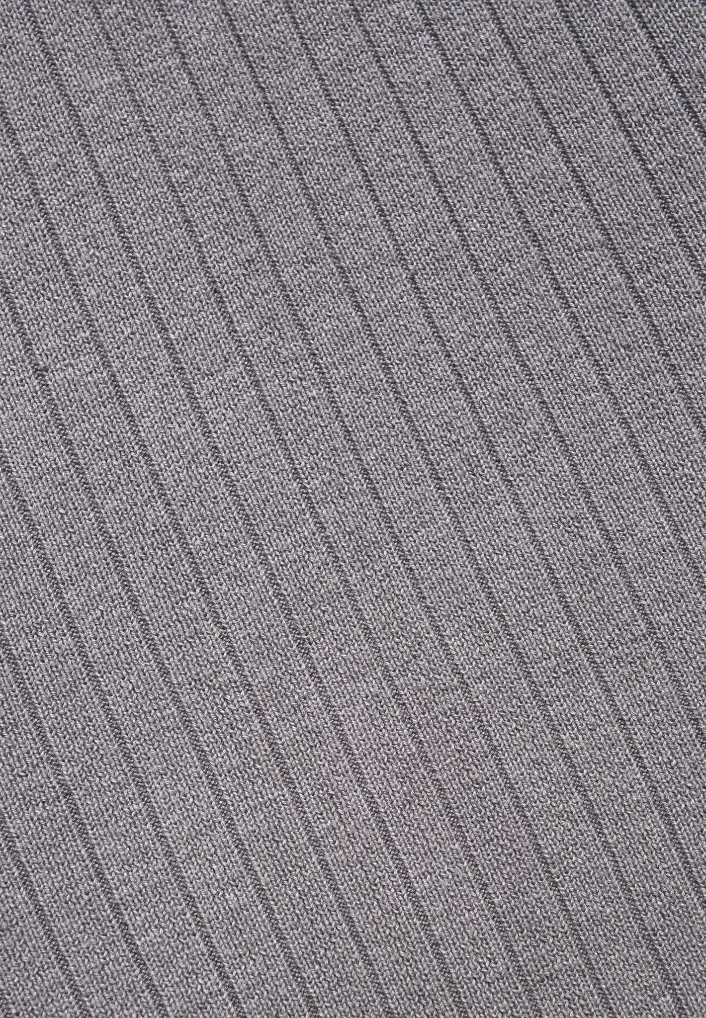 Ribbed Knit Shorts - Grey Male Product Image