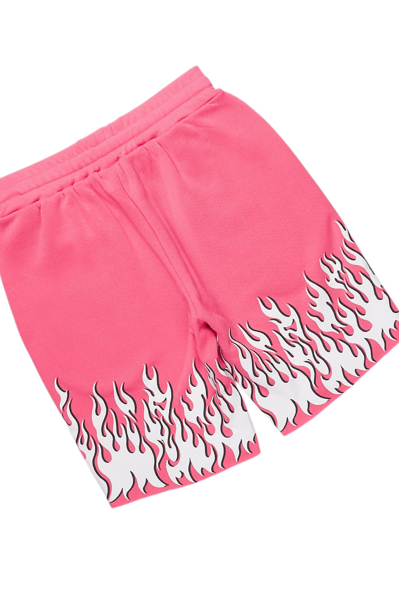 Arais Hot Pink T-Shirt Short Set Female Product Image