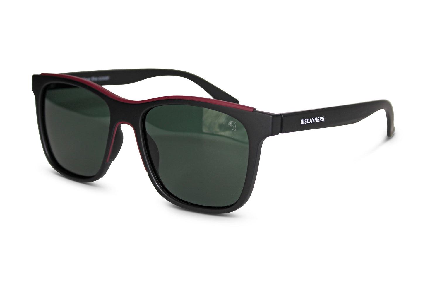 Biscayners Galen Black Sunglasses Unisex Product Image