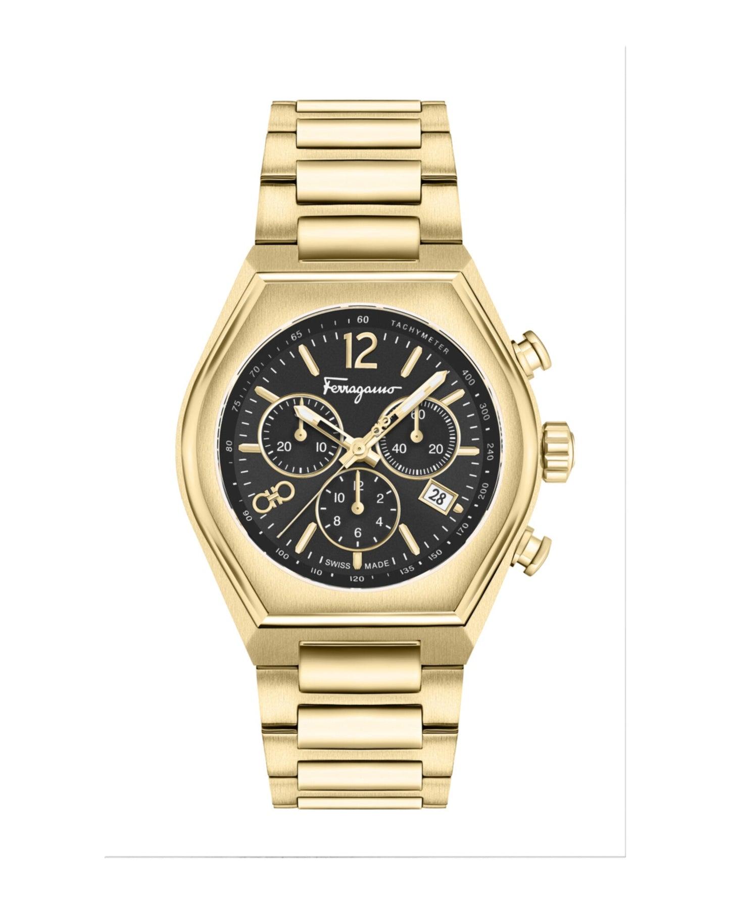 Ferragamo Tonneau Chrono Bracelet Watch Product Image