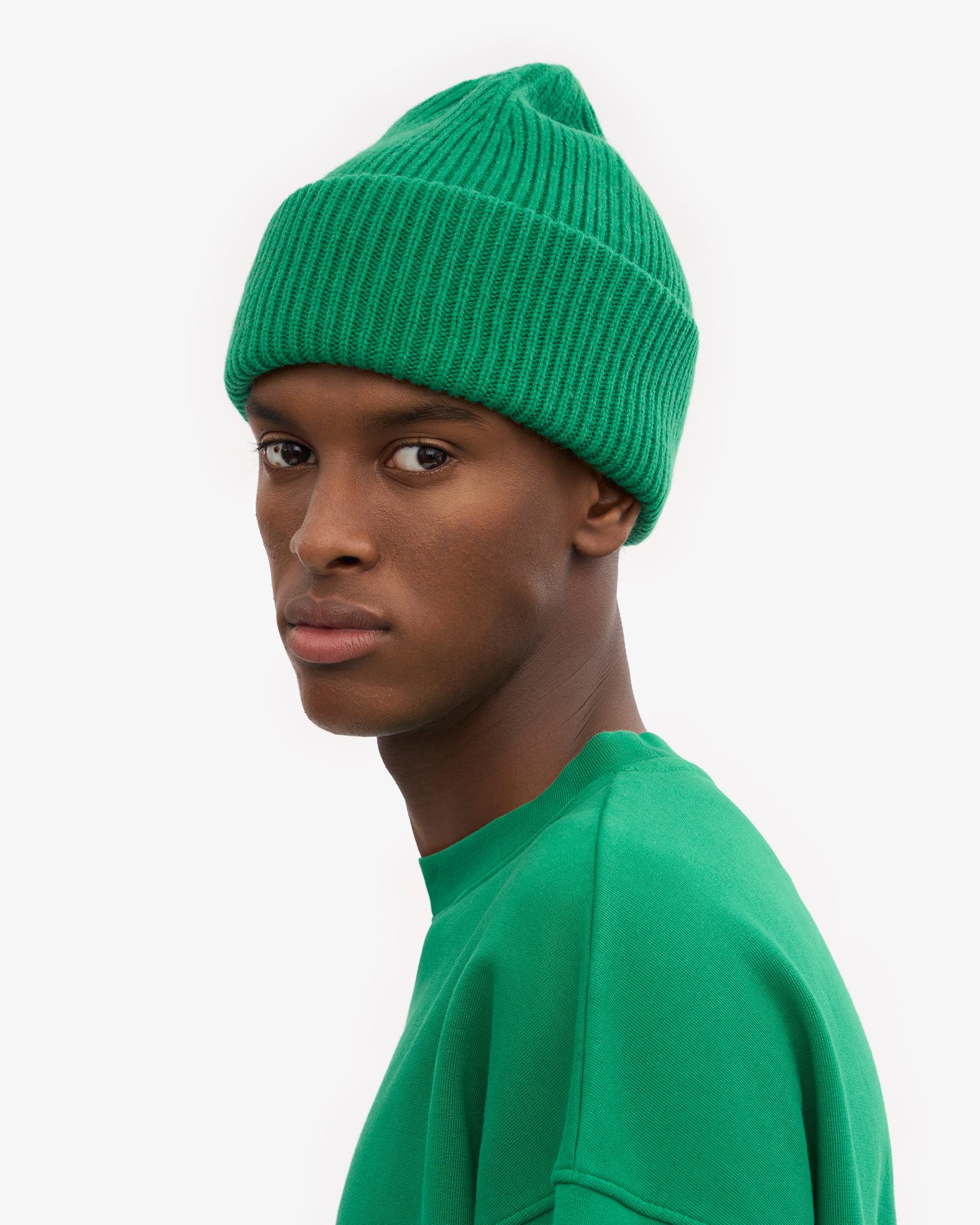 Merino Wool Hat - Kelly Green Product Image