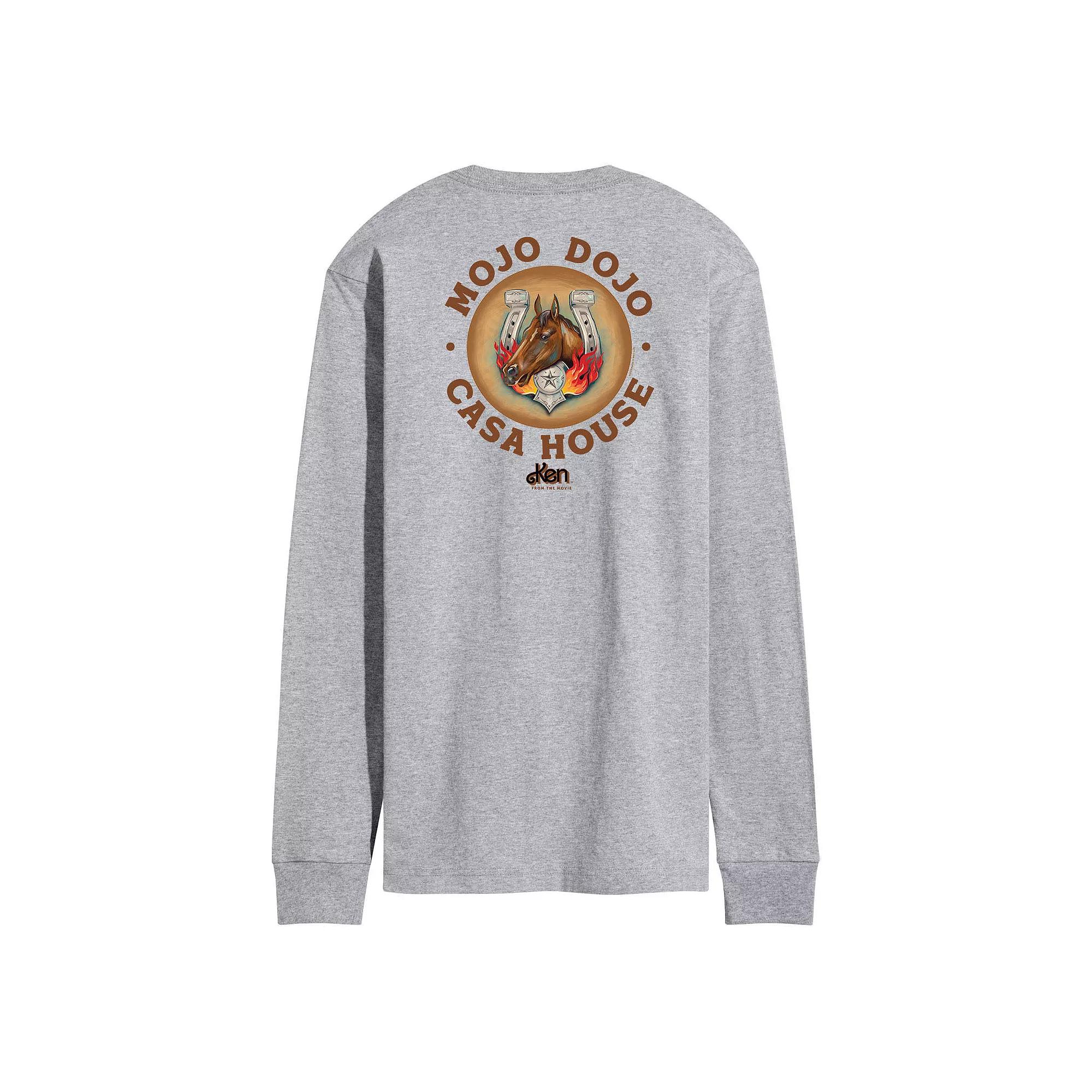 Men's Barbie™ The Movie Mojo Dojo Casa House Long Sleeve Graphic Tee,  Product Image
