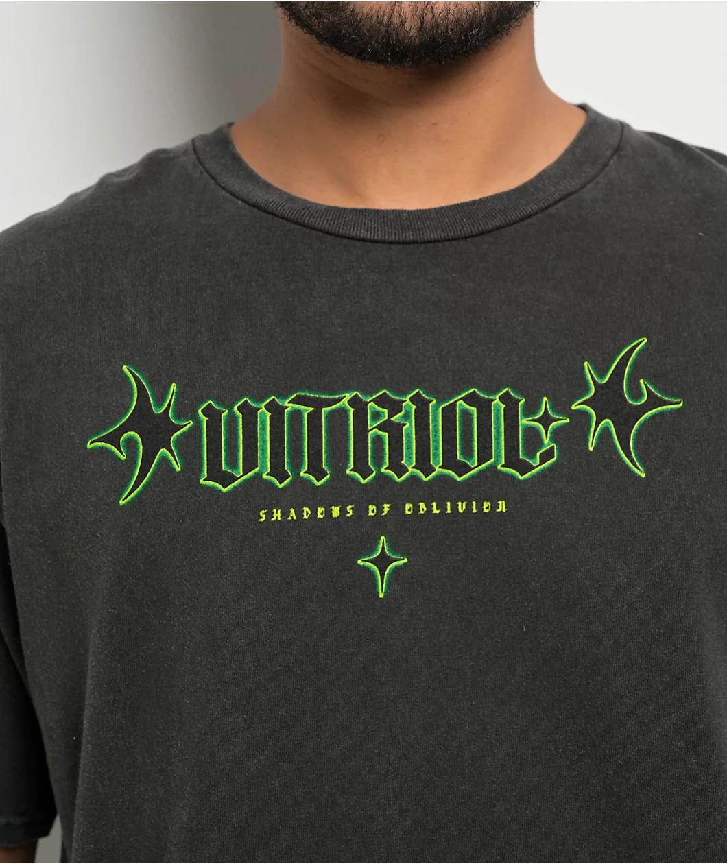 Vitriol Shadow Of Oblivion Charcoal T-Shirt Product Image