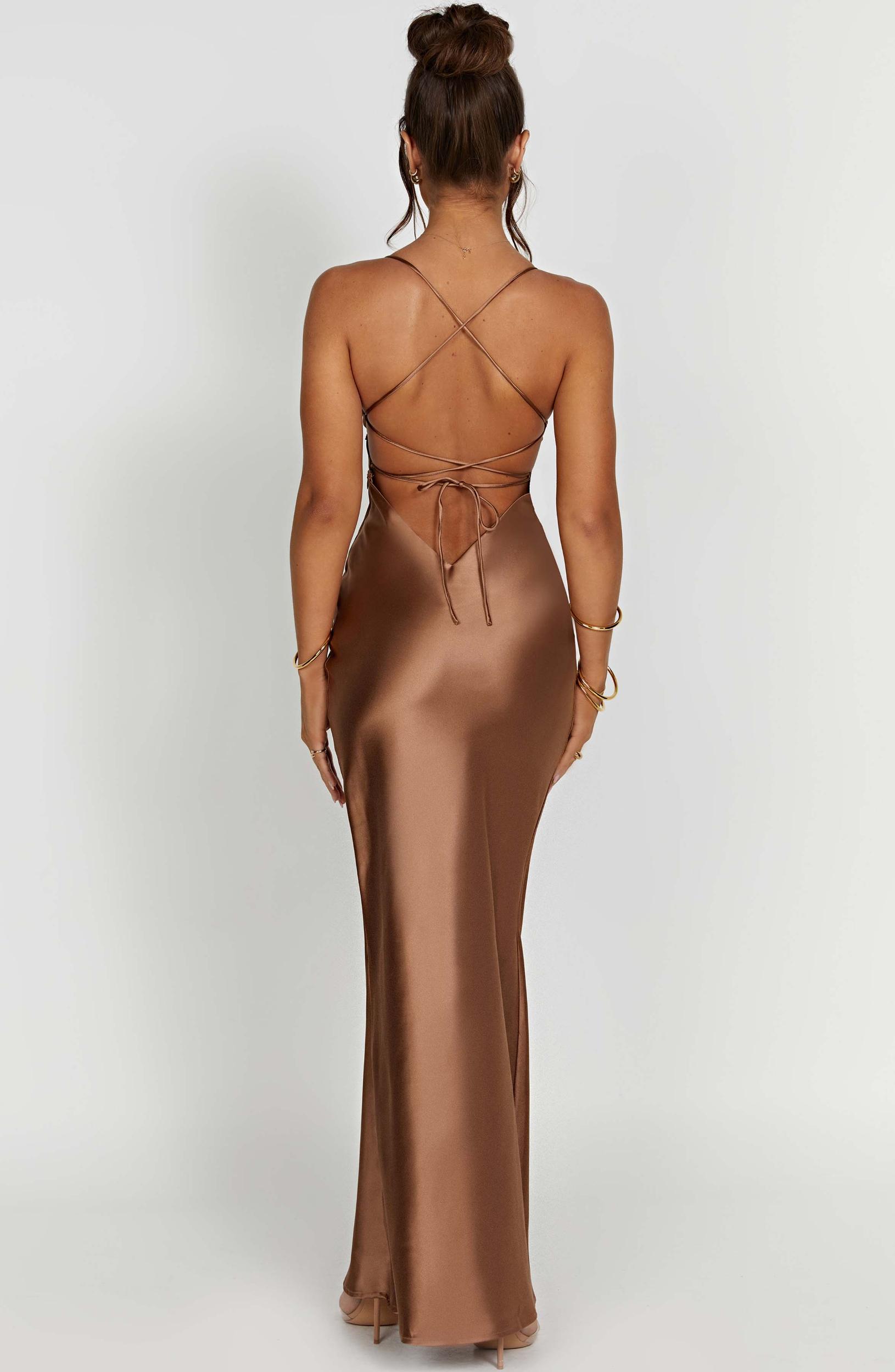 Fenty Maxi Dress - Chocolate Product Image