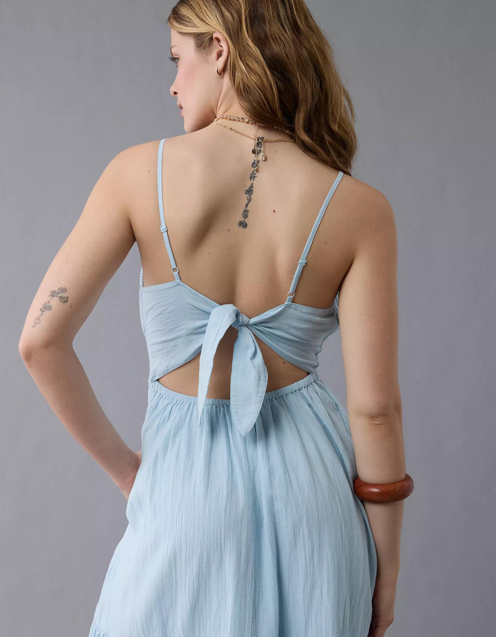AE Sweetheart Open-Back Midi Dress Product Image