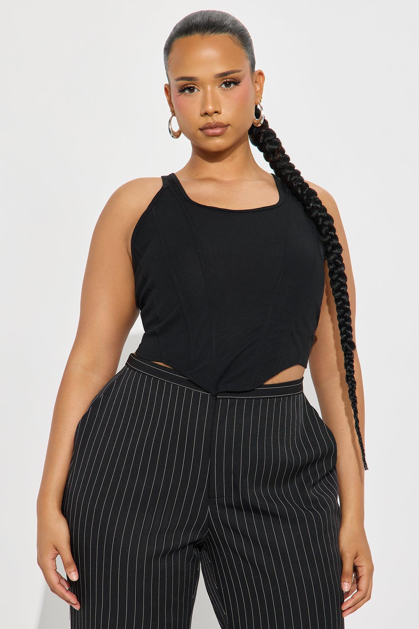 Body Chemistry Corset Top - Black Female Product Image