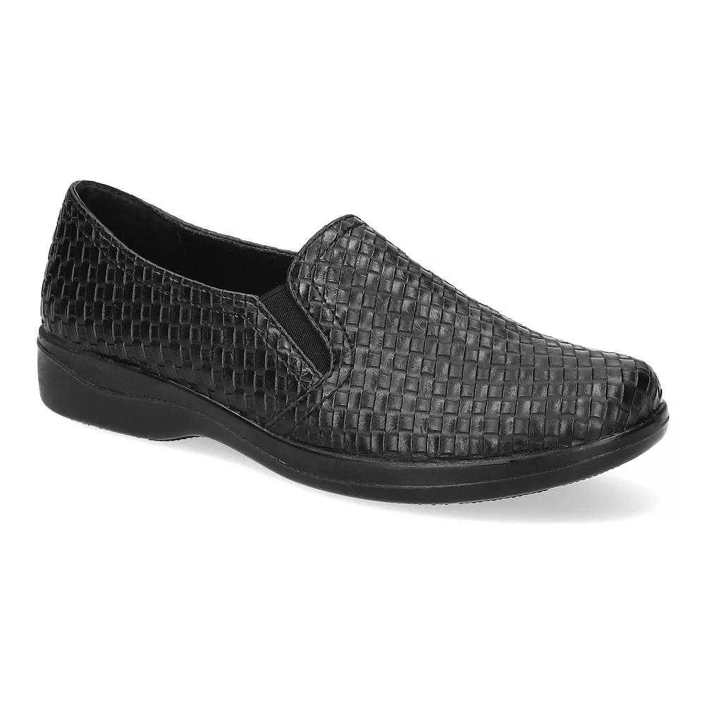 Easy Street Eternity Women's Woven Comfort Flats, Size: 9 Wide, Black Woven Product Image