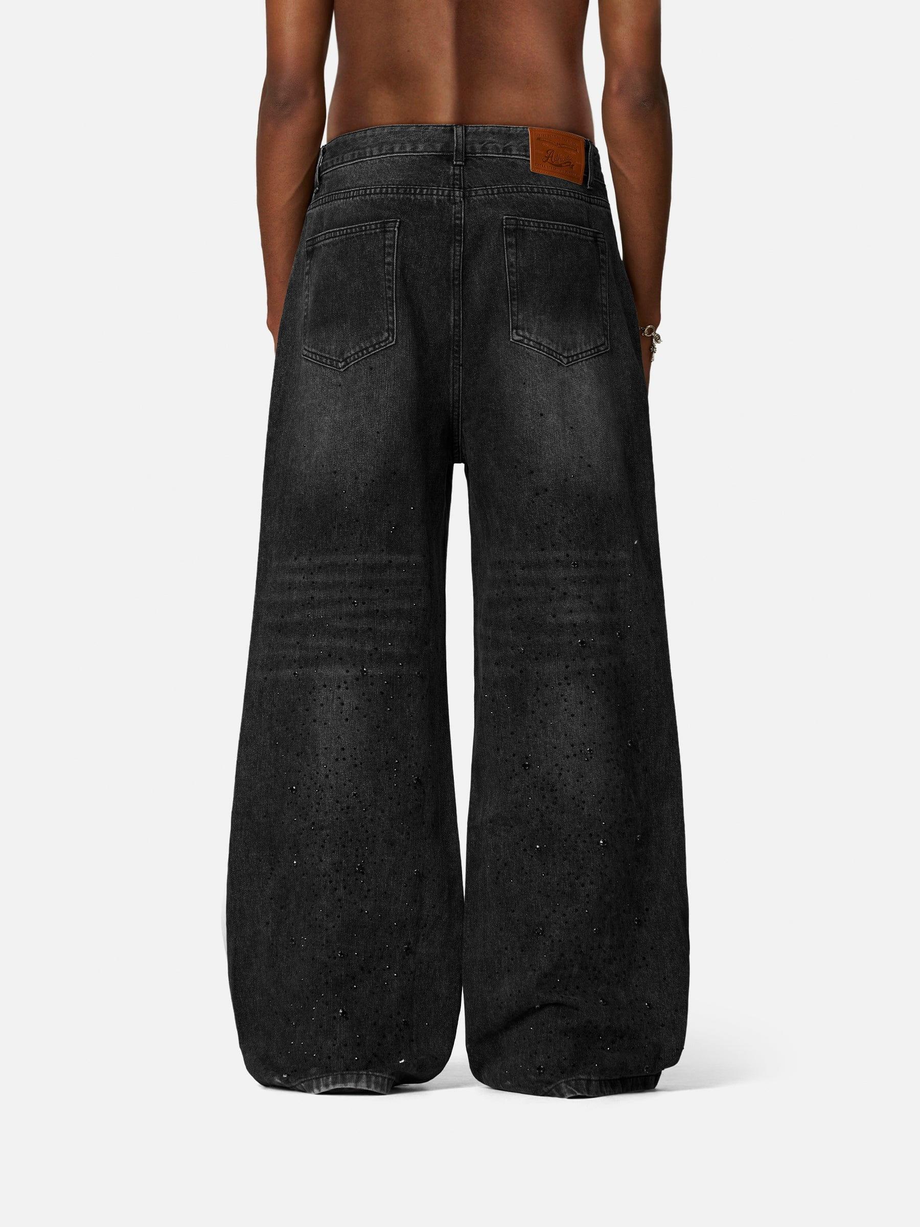 Aelfric Eden Rhinestone Baggy Jeans Product Image