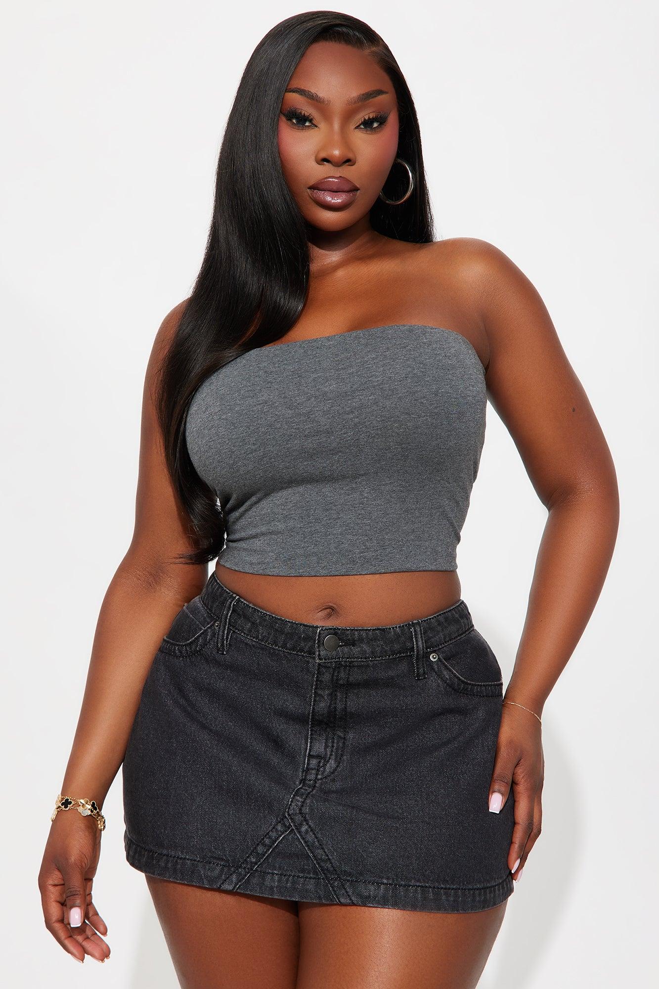 Essential Bandeau - Charcoal Female Product Image