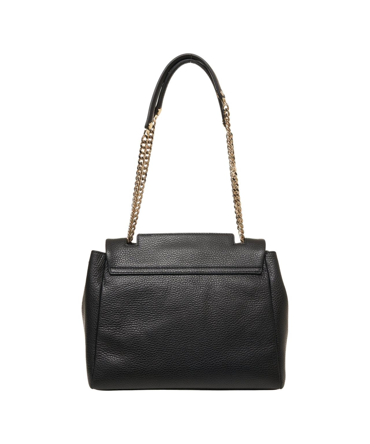 Grained leather shoulder bag Product Image