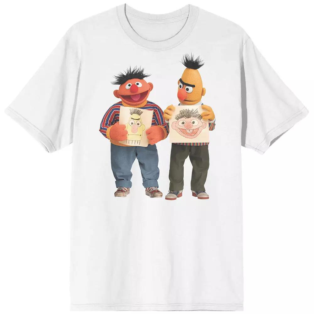 Men's Sesame Street Bert And Ernie Short Sleeve Graphic Tee,  Product Image