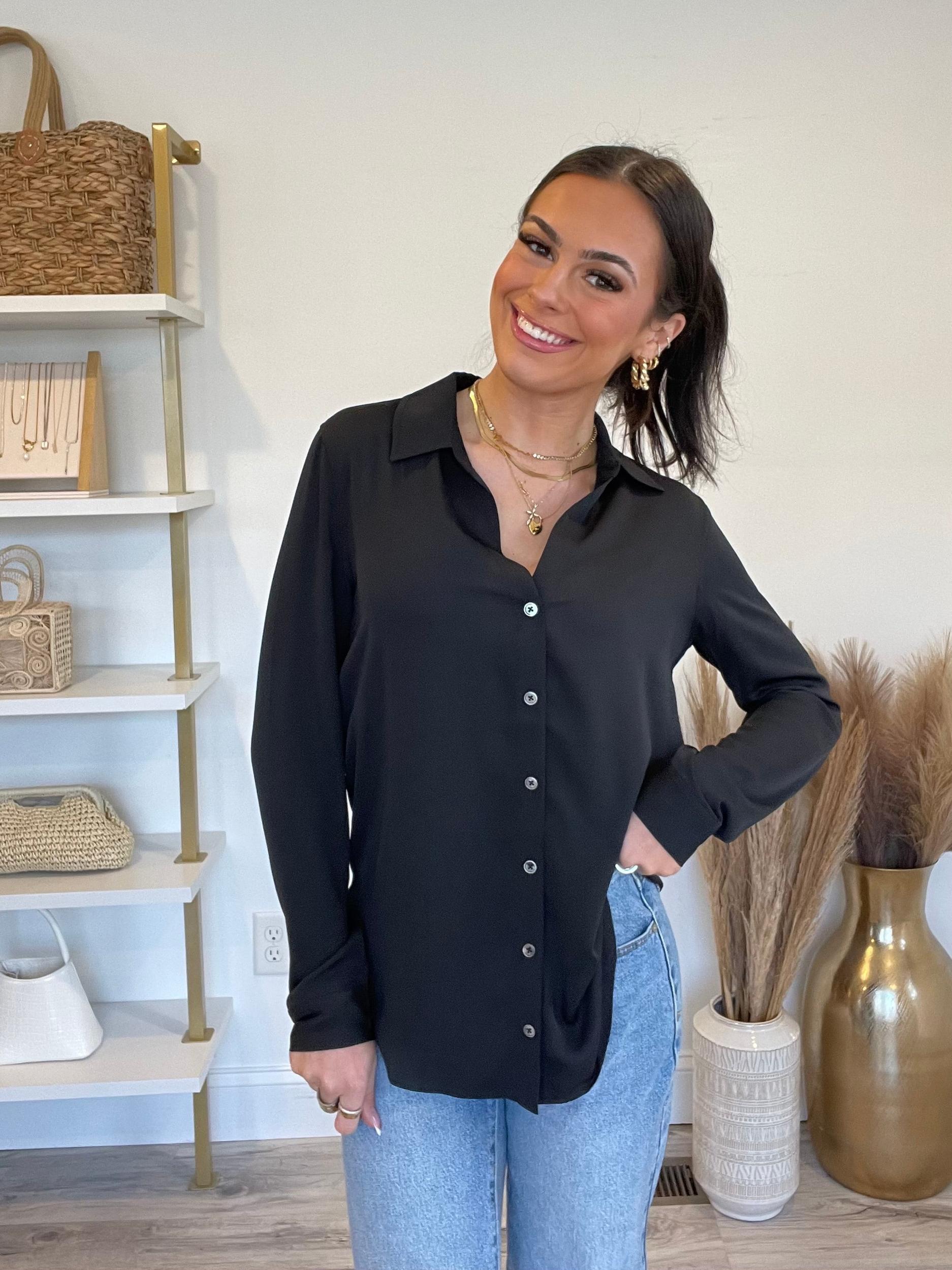 FINAL SALE May Collared Button Down Shirt Product Image