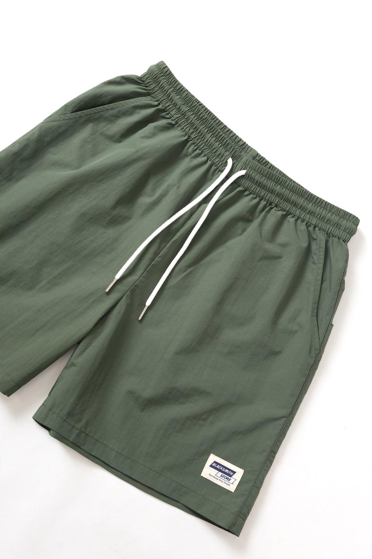 Blacksmith - Nylon Club Shorts - Olive Product Image