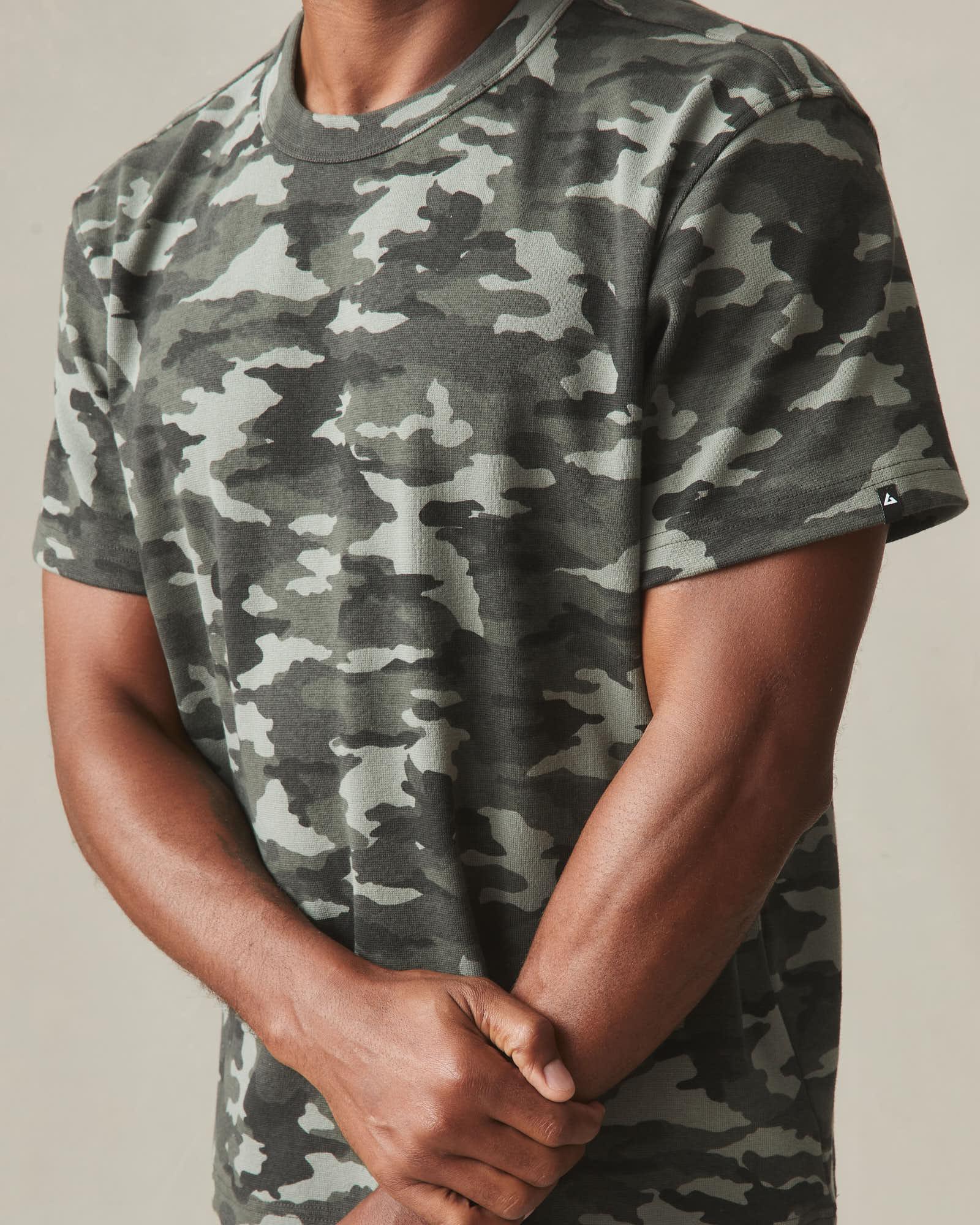 Men's Rib Tee - Forest Camo Product Image