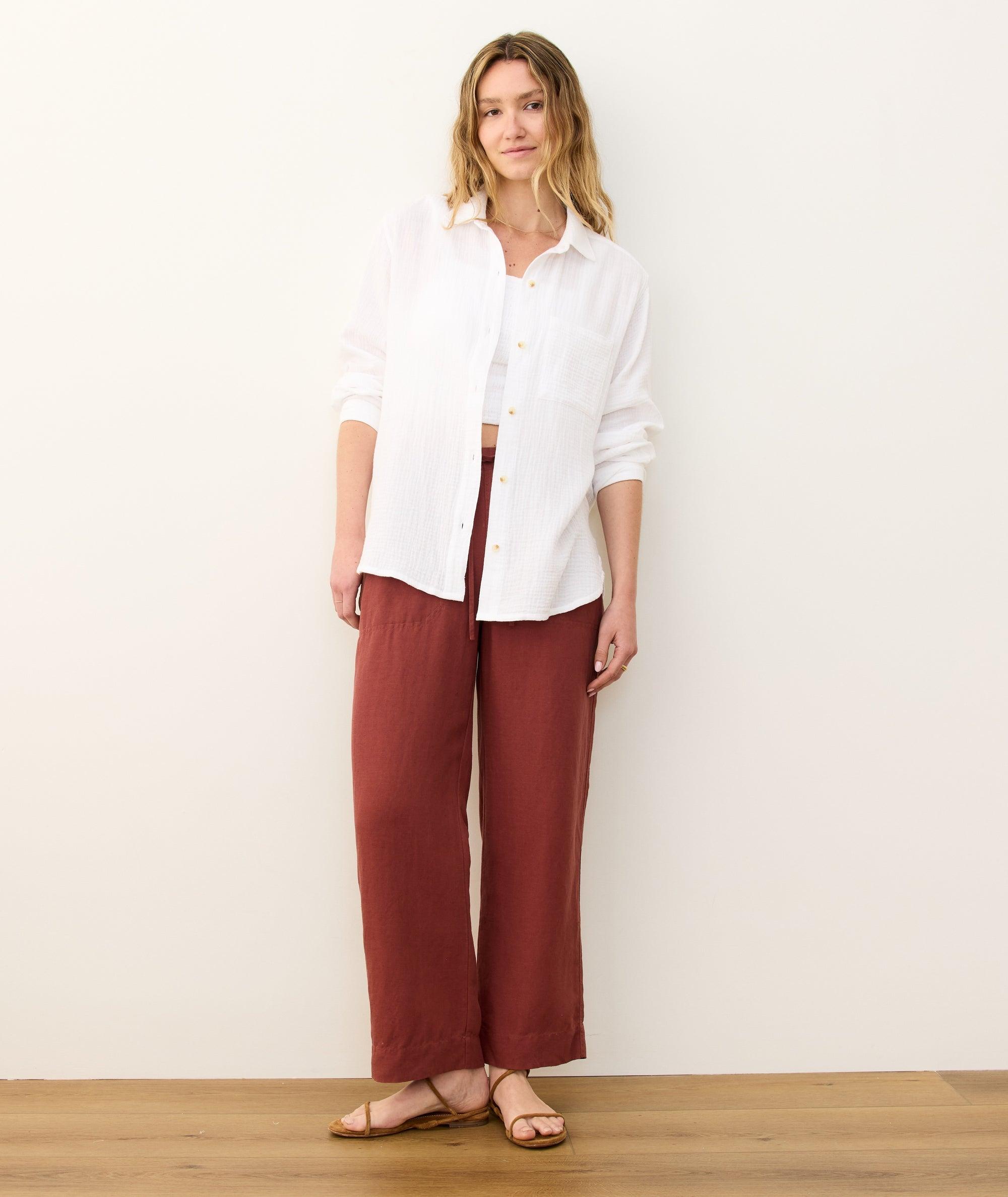 Jane Relaxed Double Cloth Shirt Product Image