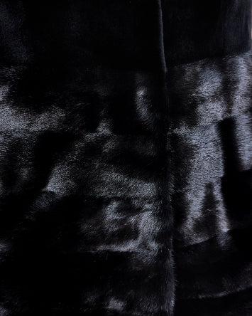 Sheared & Long Hair Mink Coat Product Image