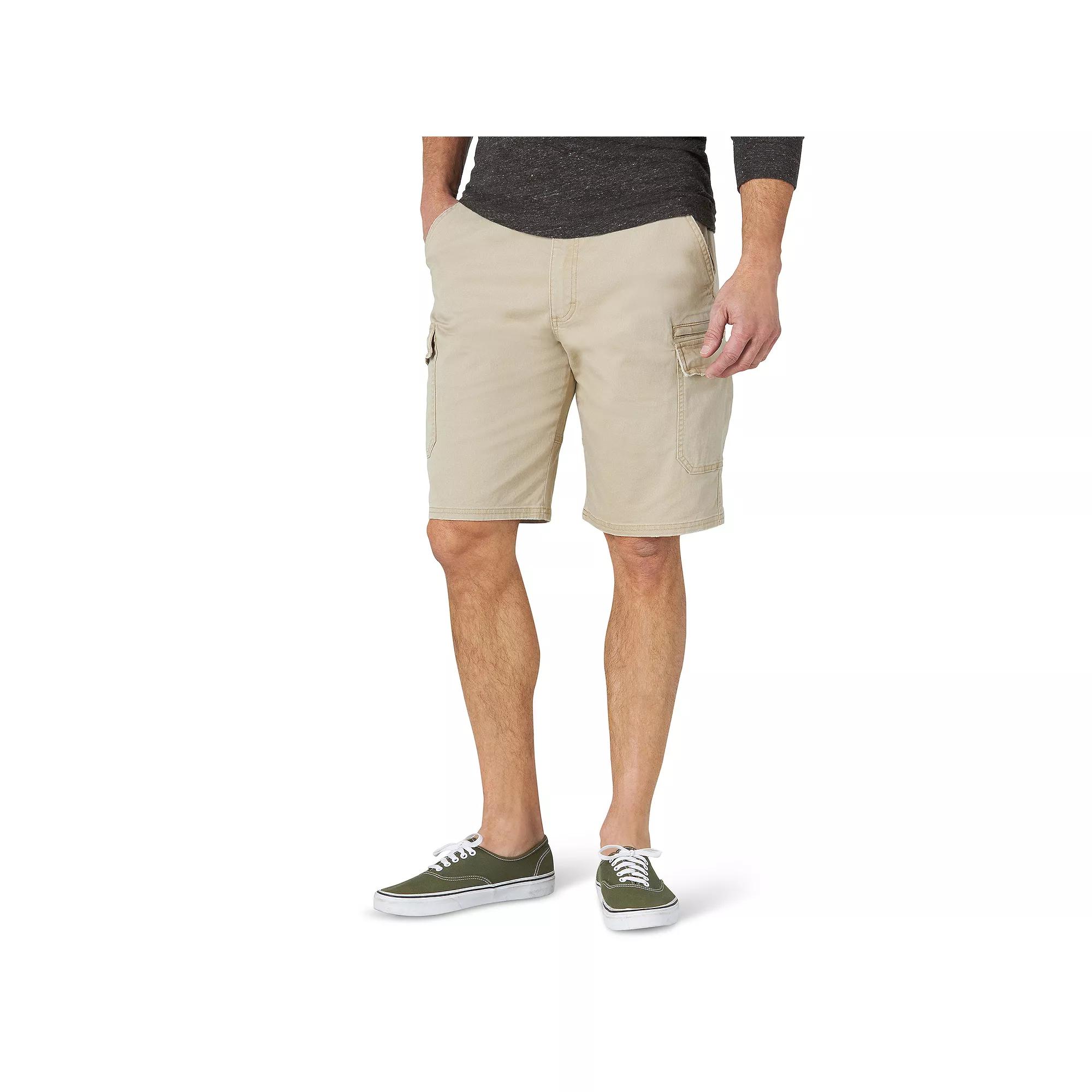 Men's Wrangler 11" Twill Cargo Shorts, Size: 34 Product Image