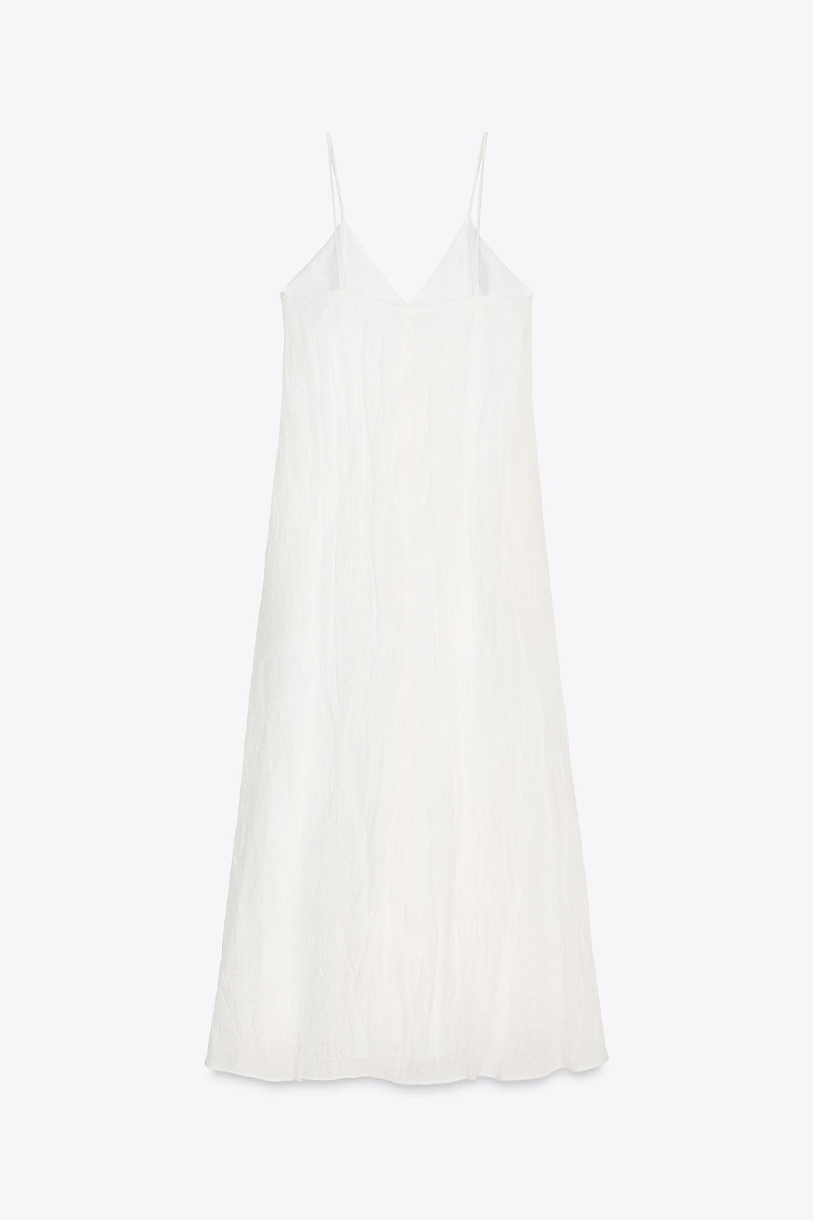 LINEN BLEND DRESS ZW COLLECTION Product Image