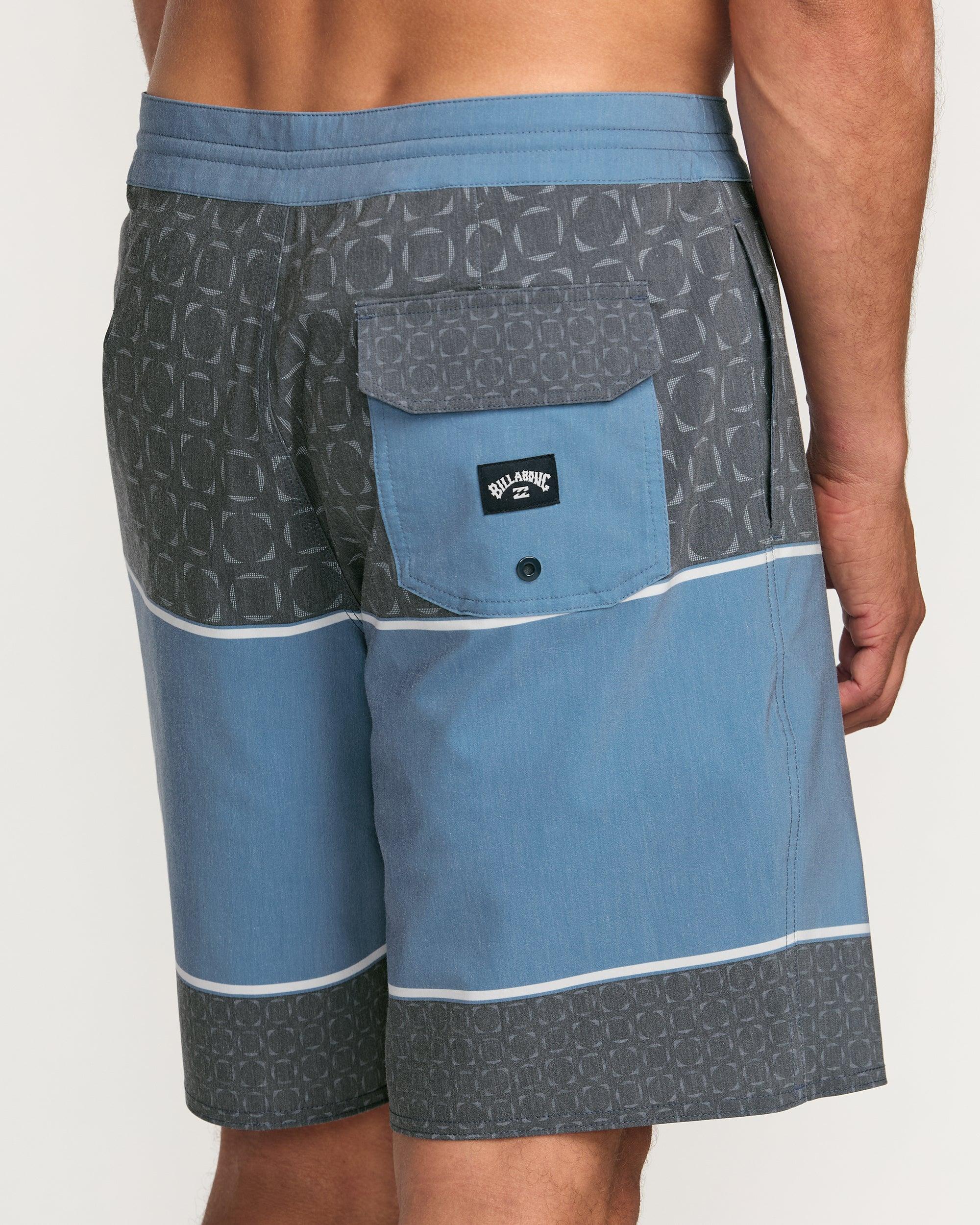 Spinner Lo Tide Boardshorts - Washed Blue Male Product Image