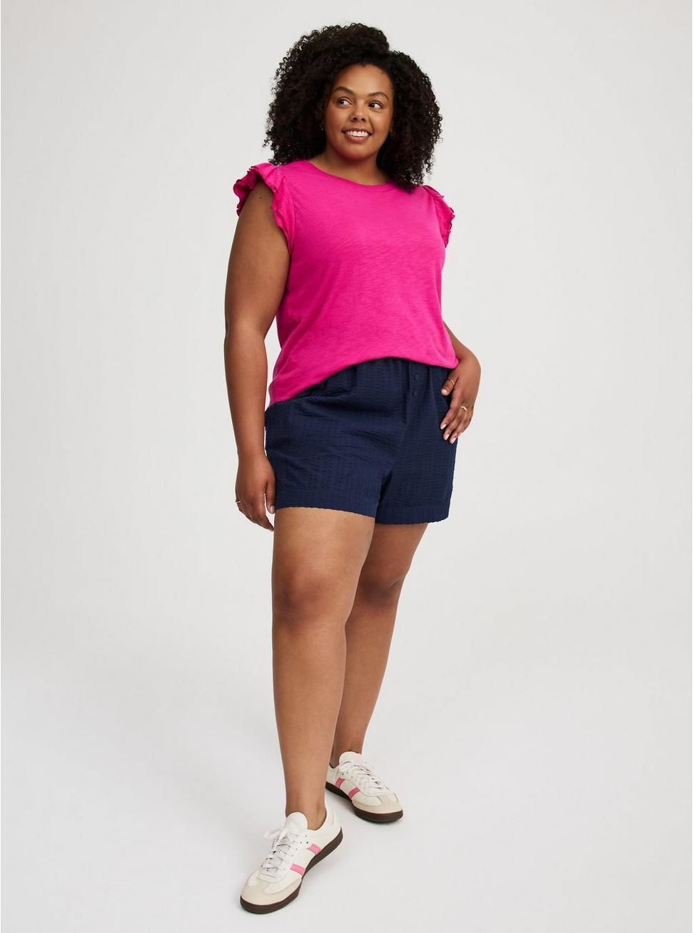 Double Flutter Sleeve Tee Product Image